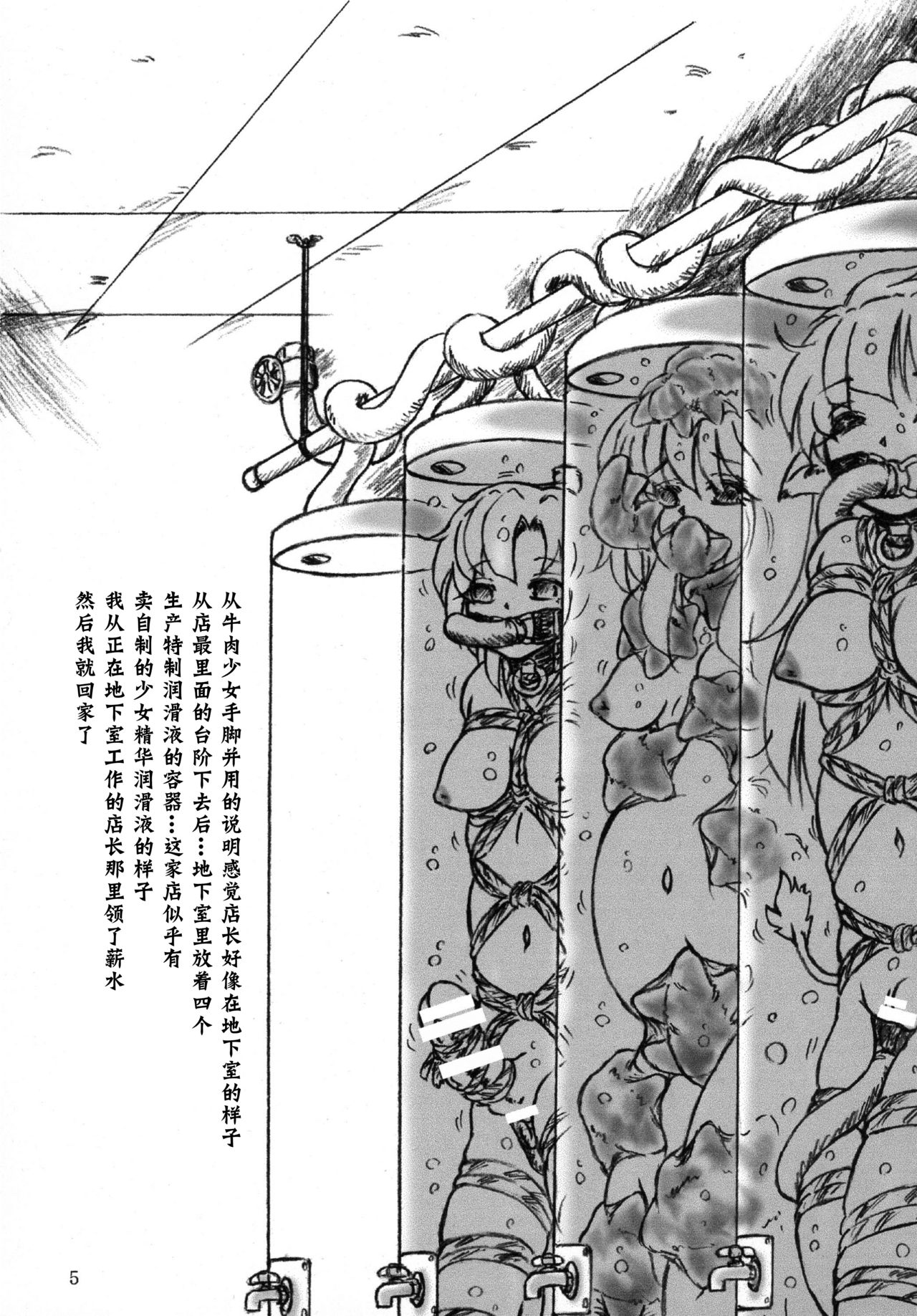 [すもも堂 (すももEX)] 牛肉少女と女子大生ローション [中国翻訳] [DL版]