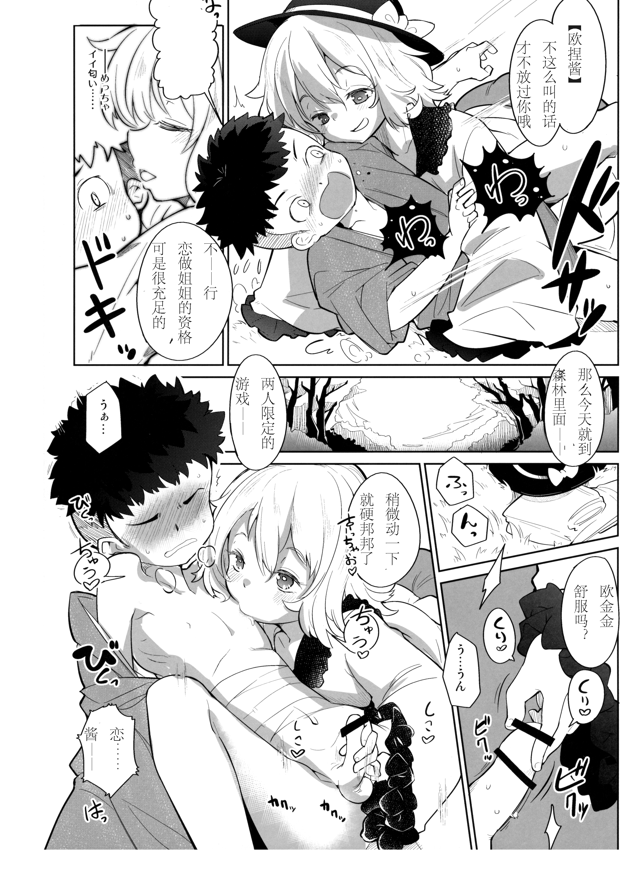(紅楼夢11) [*Cherish* (西村にけ)] 空想上のおねえちゃん (東方Project) [中国翻訳]