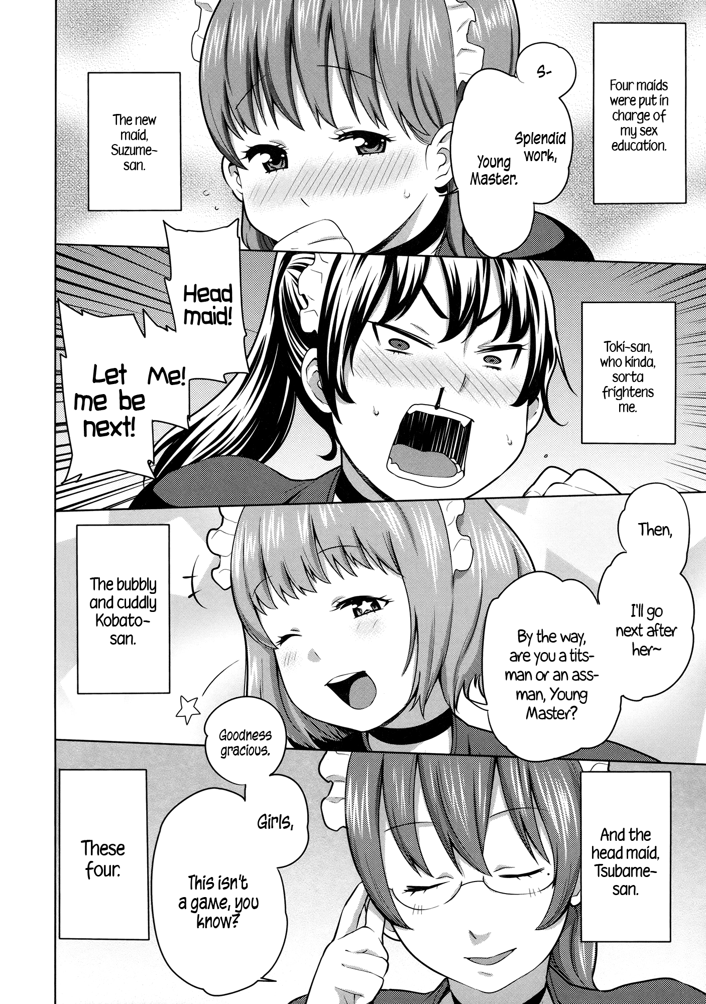 [アガタ] メイド×4 第1-6、8、10話 [英訳]