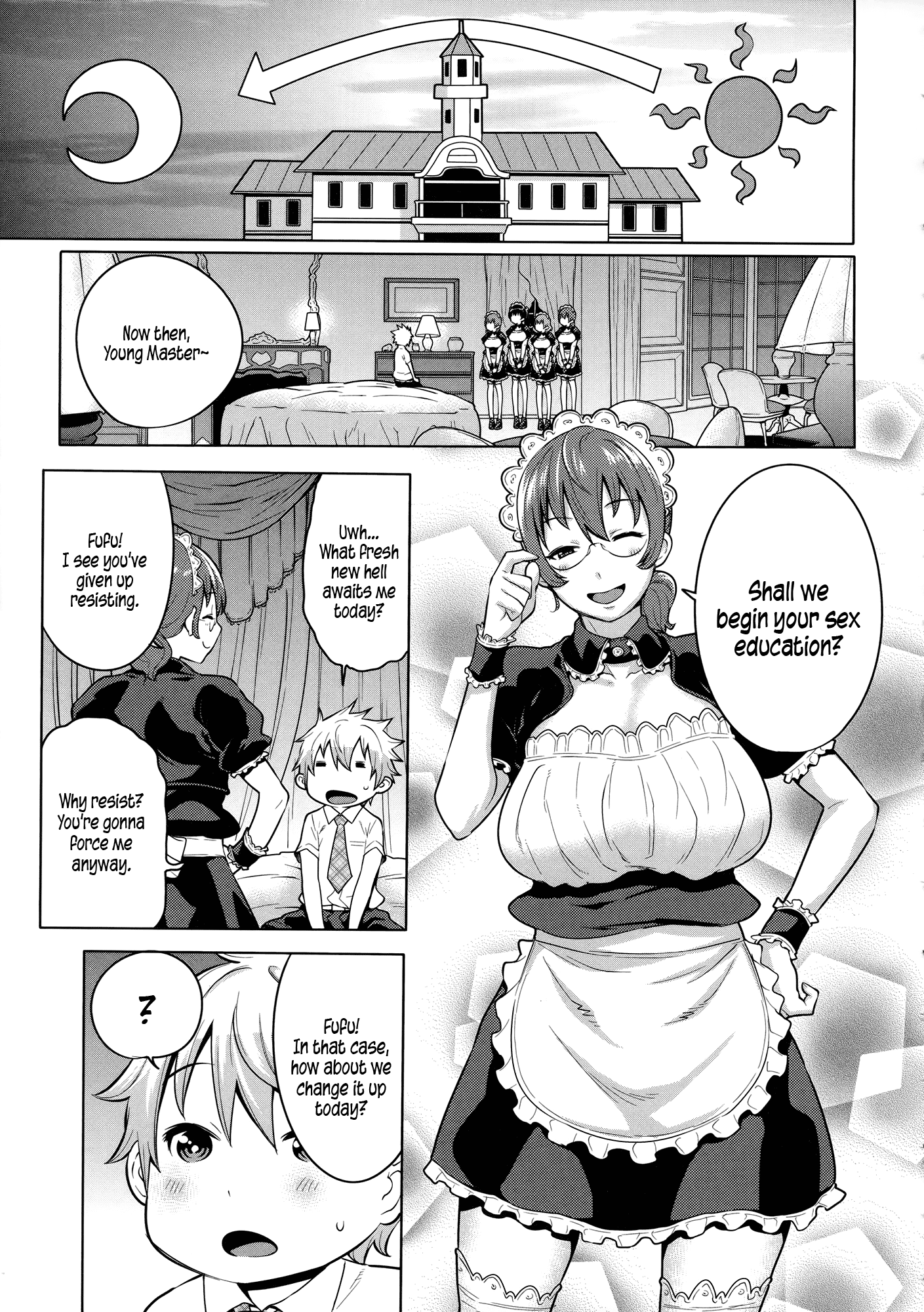 [アガタ] メイド×4 第1-6、8、10話 [英訳]