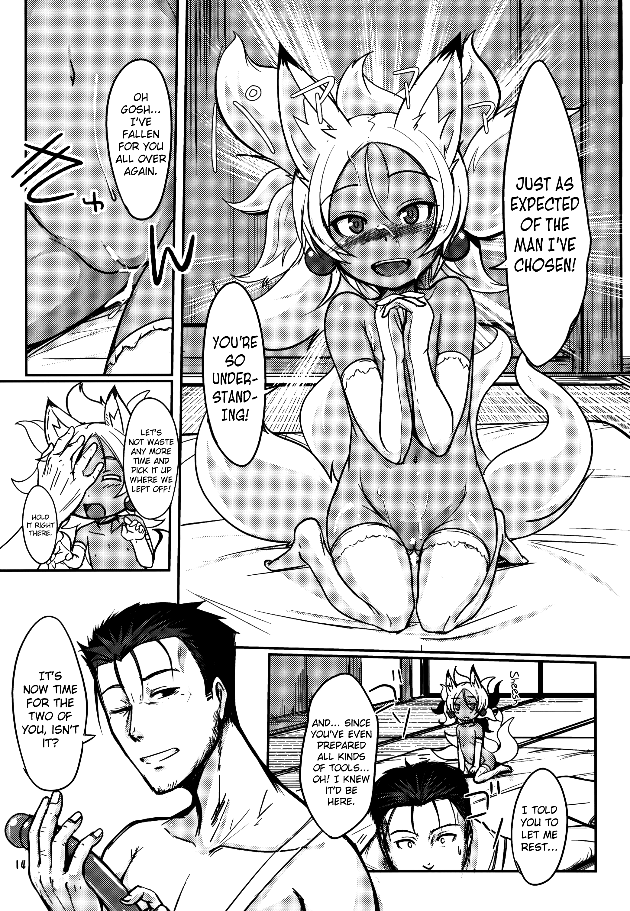 (C89) [端末異常 (BadHanD)] 双狐の帳其の参 [英訳]