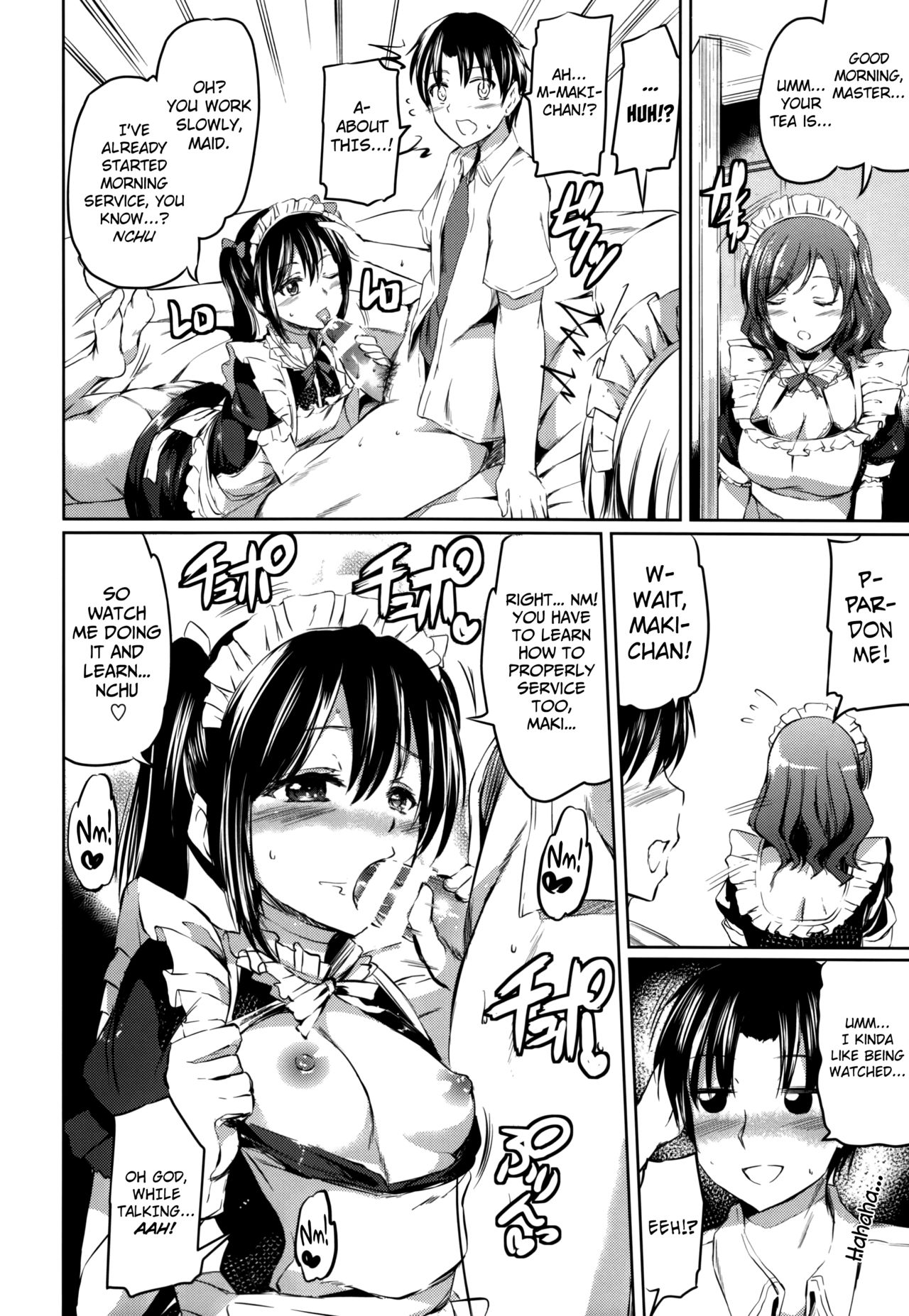 (C86) [黒ねこ赤リボン (神代竜)] メイドライブ! Ver.BiBi (ラブライブ!) [英訳]