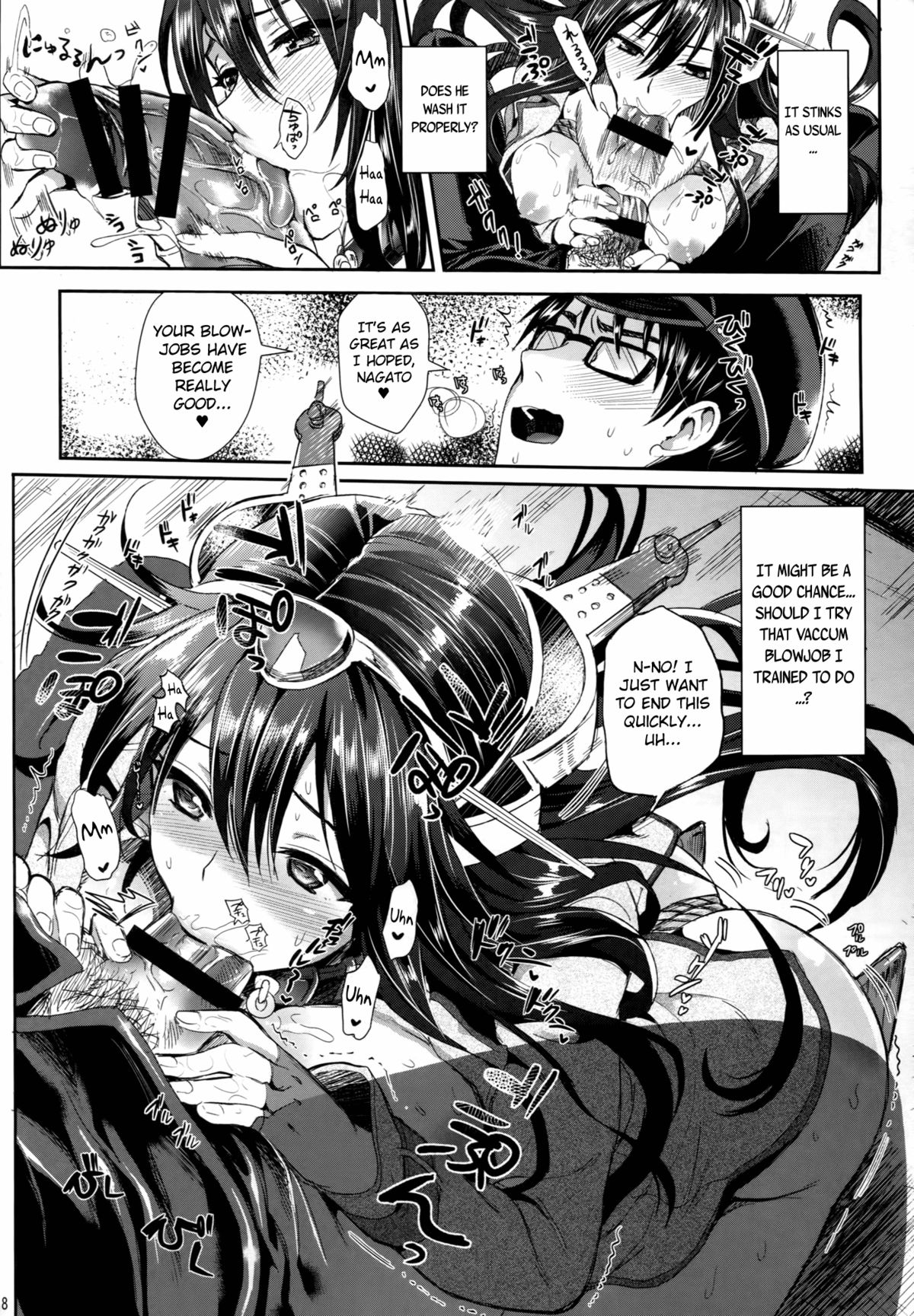 (C87) [ユリルラリカ (小島紗、Lazu)] 戦艦長門と変態提督(其ノ弐) (艦隊これくしょん -艦これ-) [英訳]