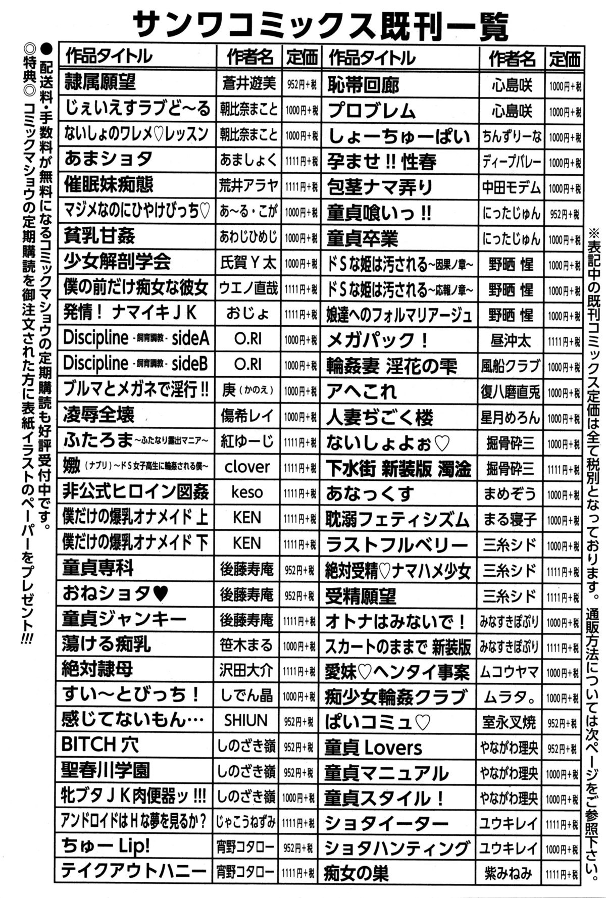 コミック・マショウ 2016年2月号