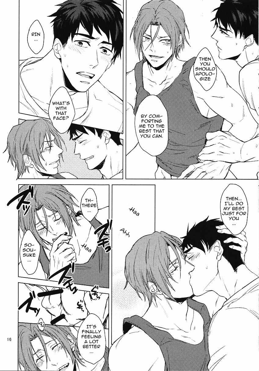 (SUPER関西20) [2HB (金田)] Presence (Free!) [英訳]