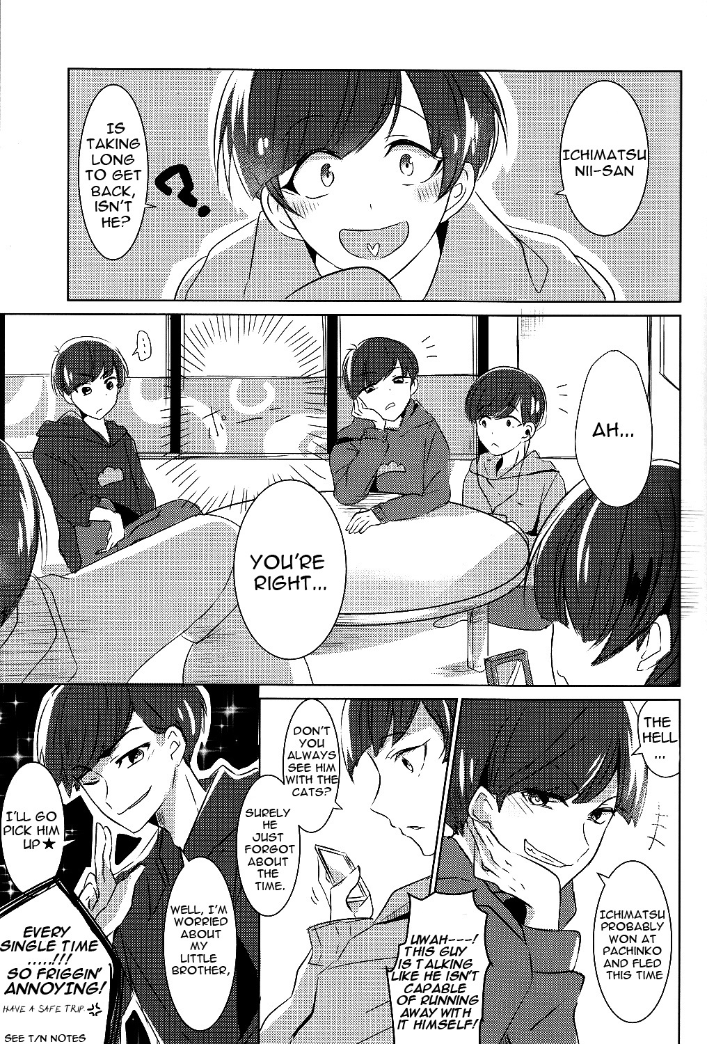 [7days (稲みのり)] 一カラ事変 『ネコになった一松が発情期なんだけど』 (おそ松さん) [英訳]