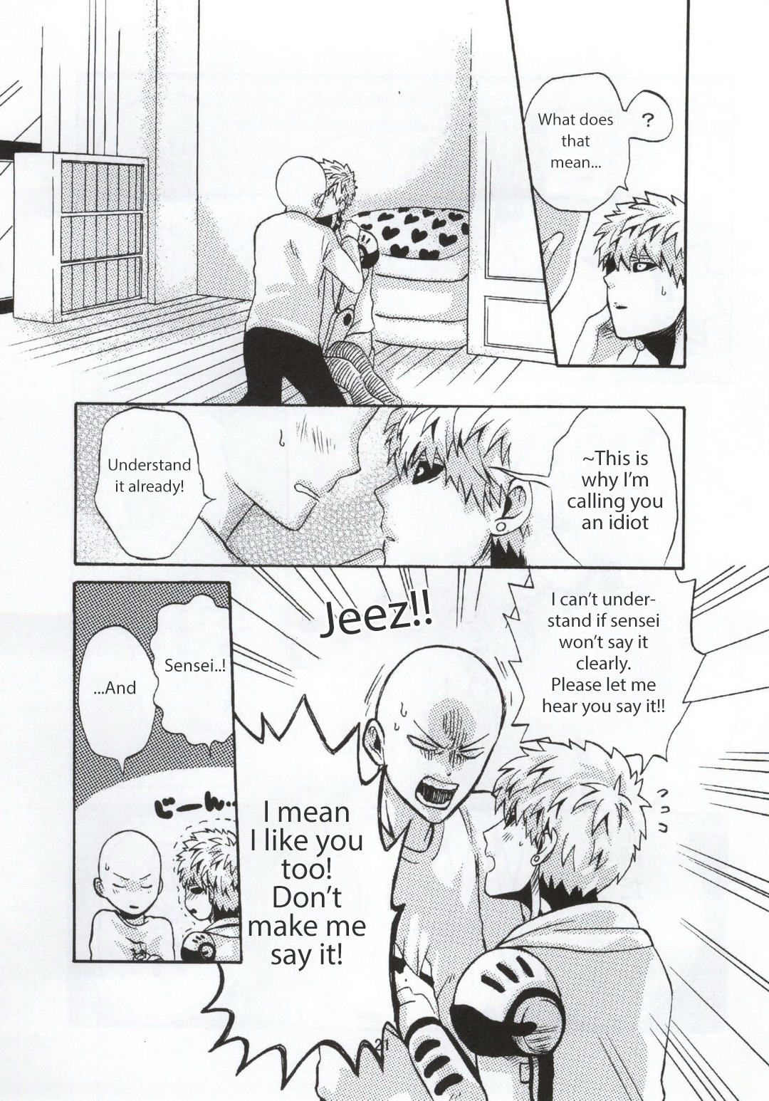 [S×G (こばと)] NATURAL JUNKIE (ワンパンマン) [英訳]