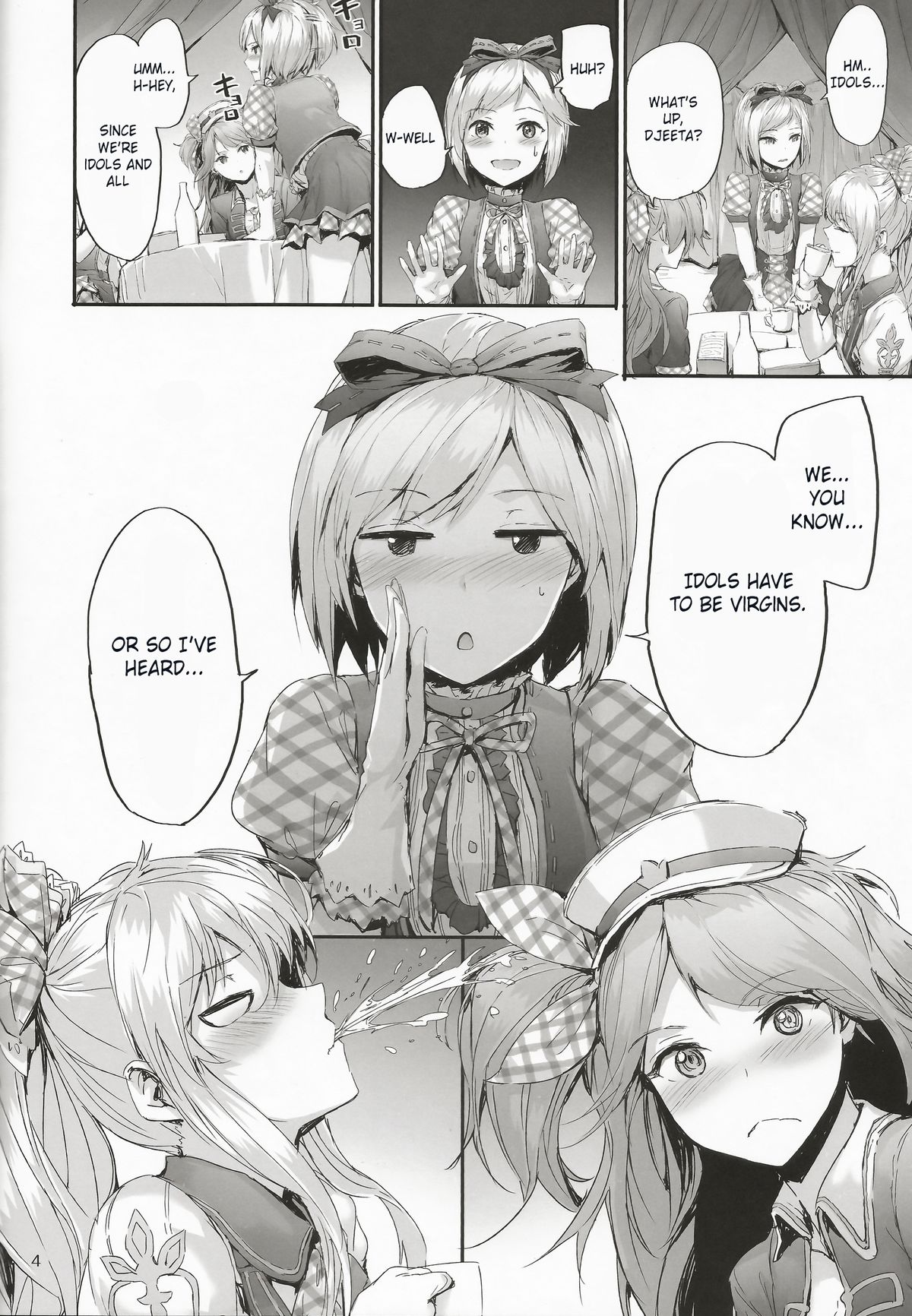 (C89) [furuike (スミヤ)] 騎空士アイドルの楽屋裏話 (グランブルーファンタジー) [英訳]
