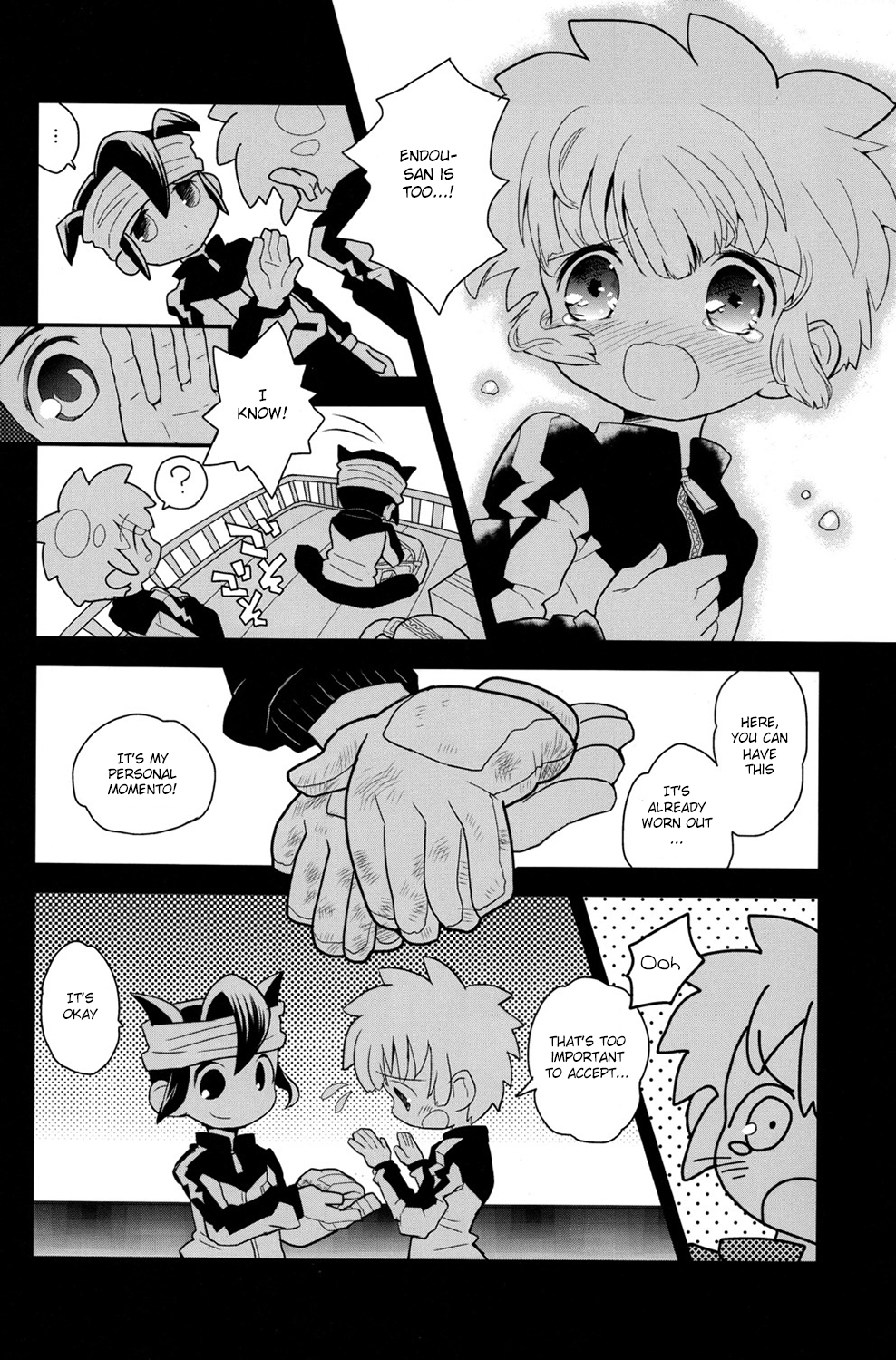 [88scones (さかきツイ)] Hand in Hand (イナズマイレブン) [英訳]