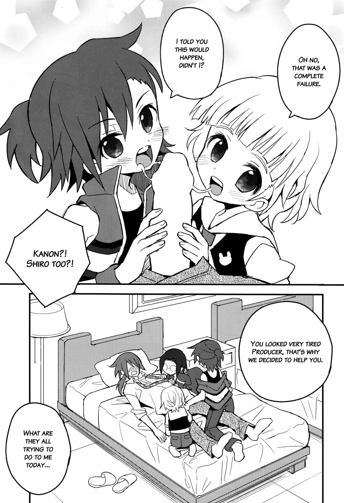 (C86) [88scones (さかきツイ)] 突発！もふぎゅ！ (アイドルマスター SideM) [英訳]