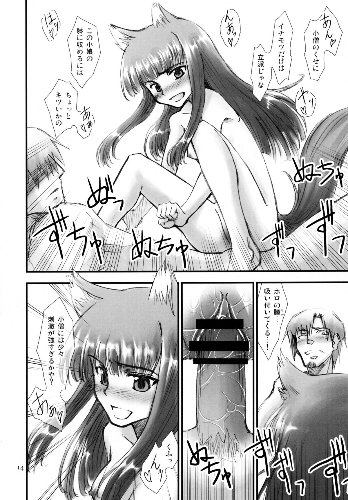 (みみけっと18) [Wiz's Studio (遠山ひろ人)] 狼の甘い蜜 (狼と香辛料)