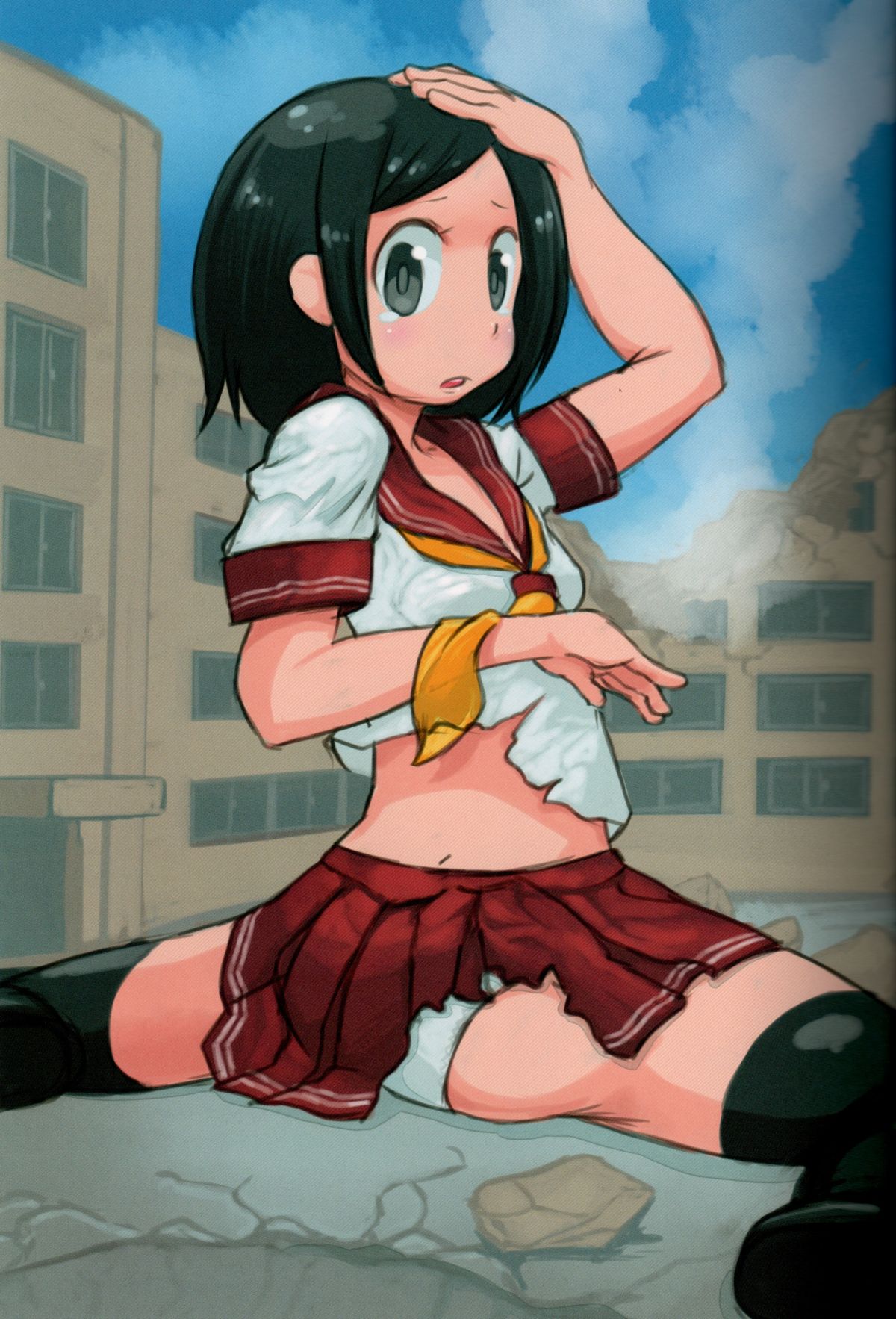 (C84) [阿修羅女画帖 (よろず)] 巨大娘の館 [中国翻訳]