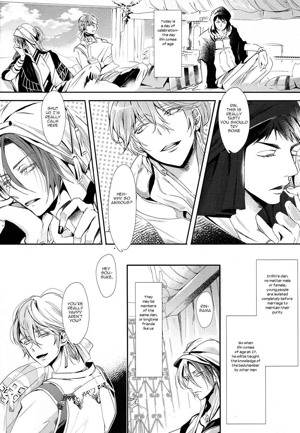 (SPARK9) [貴星屋 (星名あんじ)] さんにんレンアイ。 (Free!) [英訳]