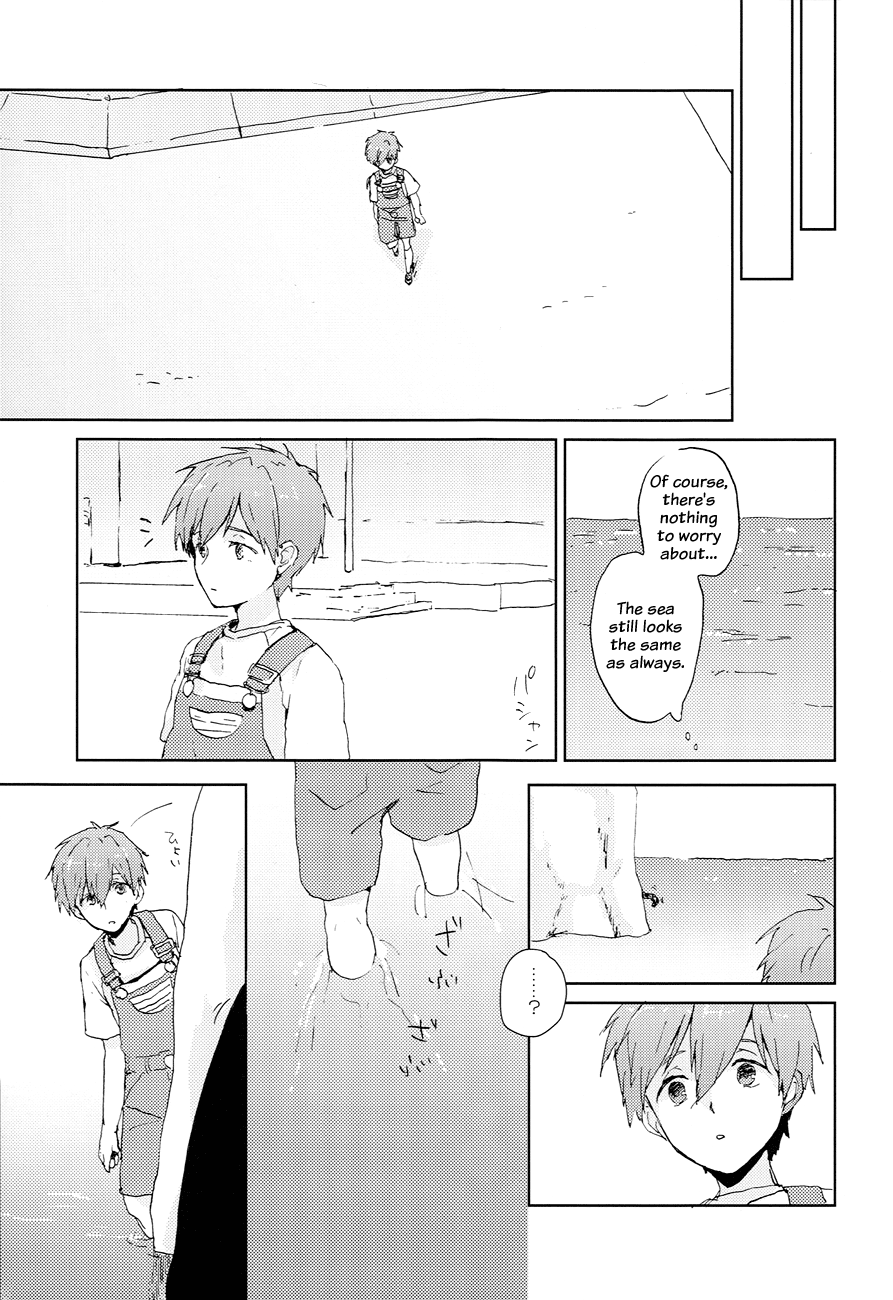 (HARUCC19) [EUPHORIC (蛾野アキラ)] 彼が海を嫌いな理由 (Free!) [英訳]
