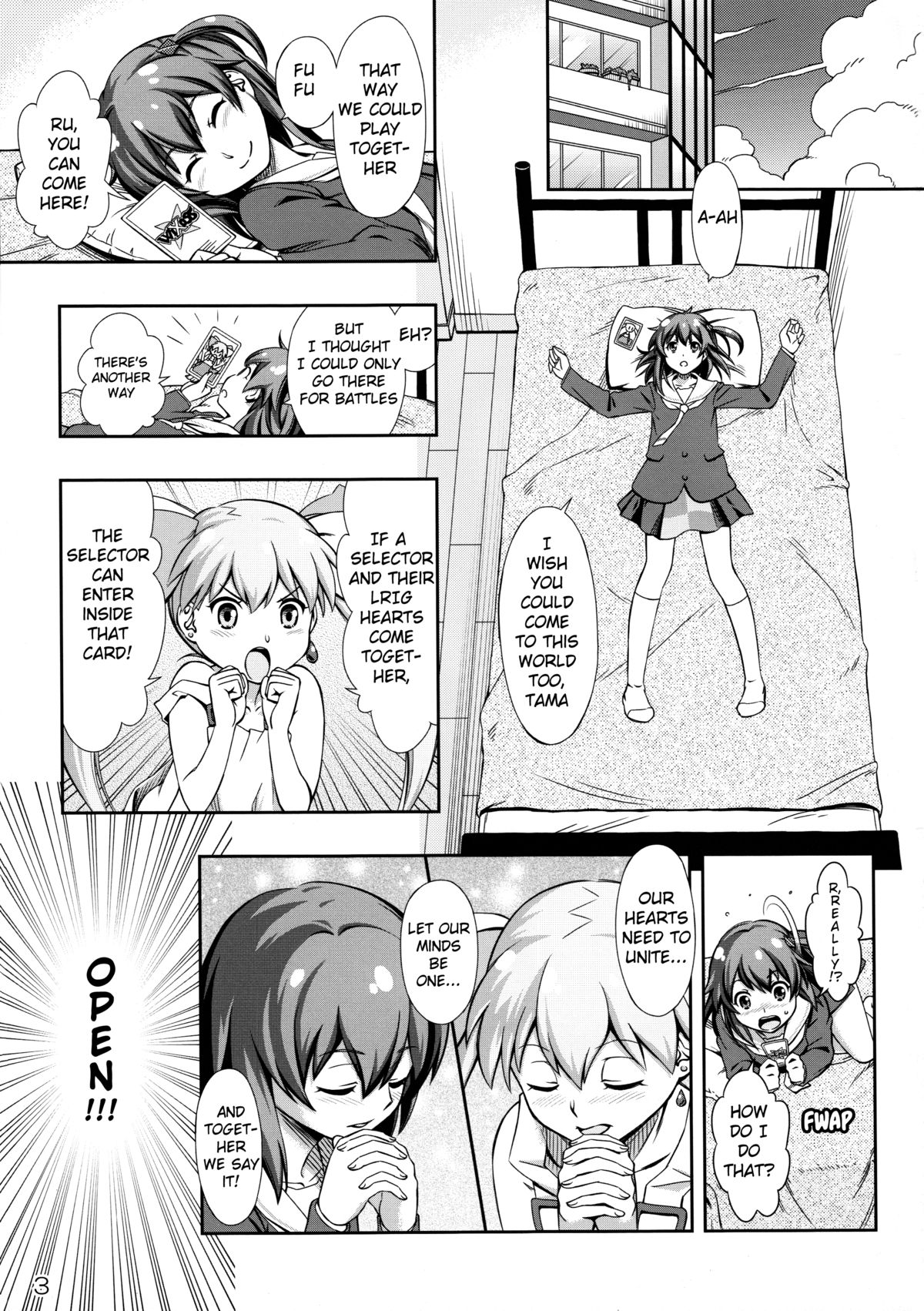 (ふたけっと10.5) [YOU2HP (YOU2)] インモラルばとう! (selector infected WIXOSS) [英訳] [無修正]