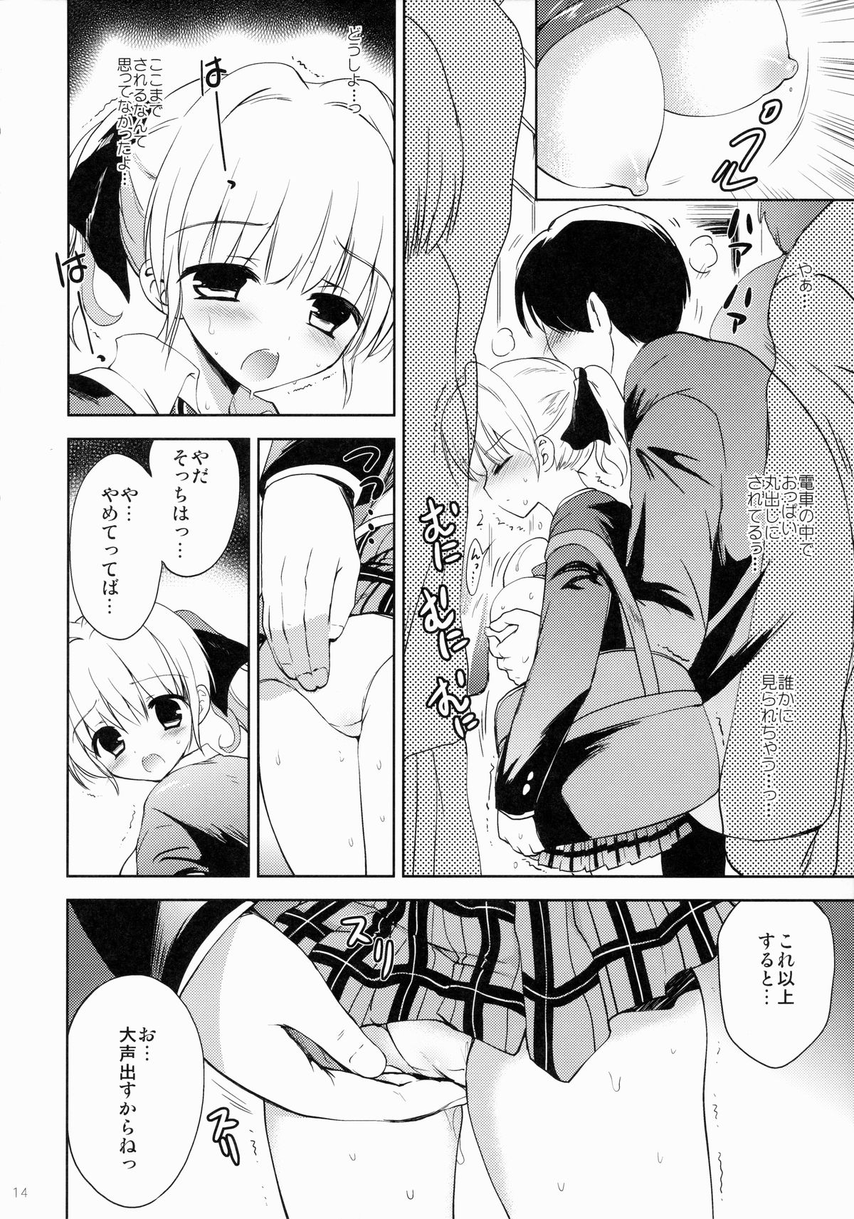 (とら祭り2015) [こりすや (こりす)] 満員電車でJK5分間触り放題