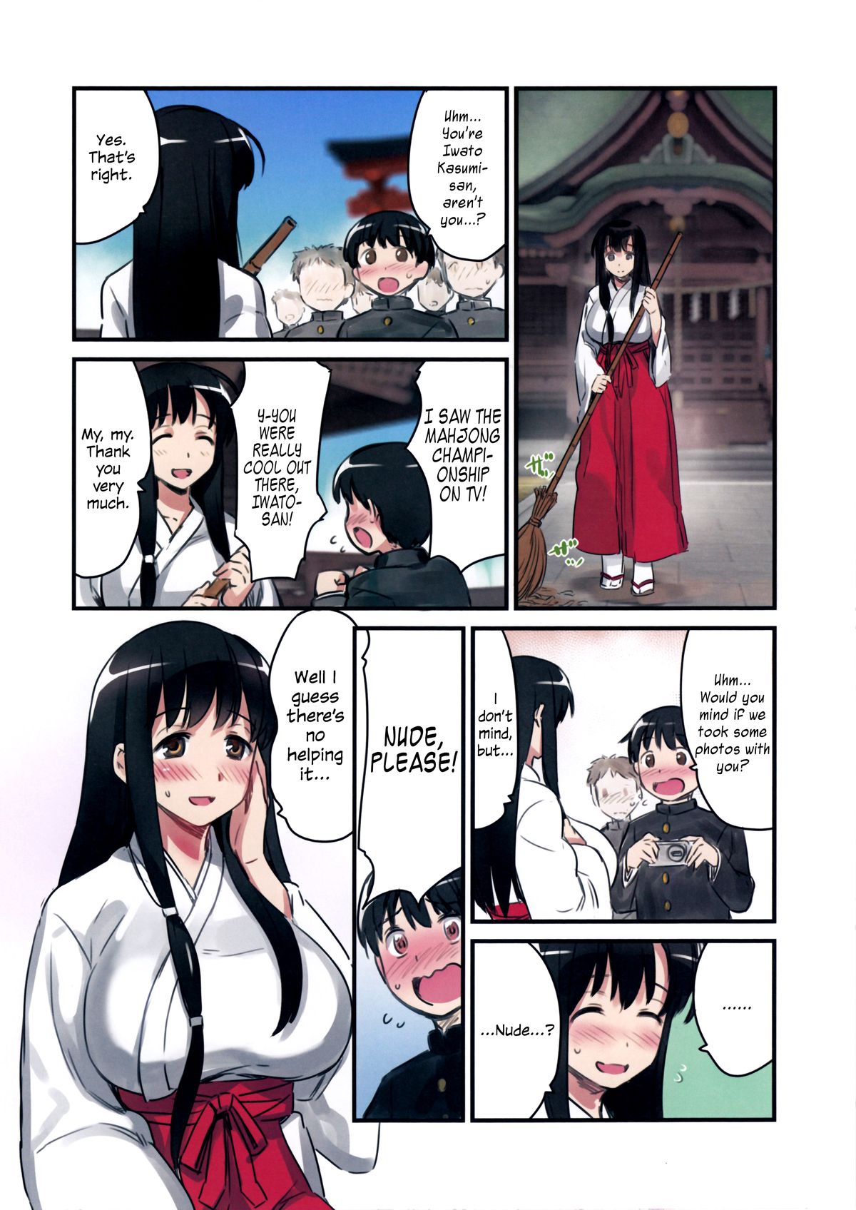 (C88) [774ハウス (774)] 774ラクガキ本C88 (咲-Saki-) [英訳]