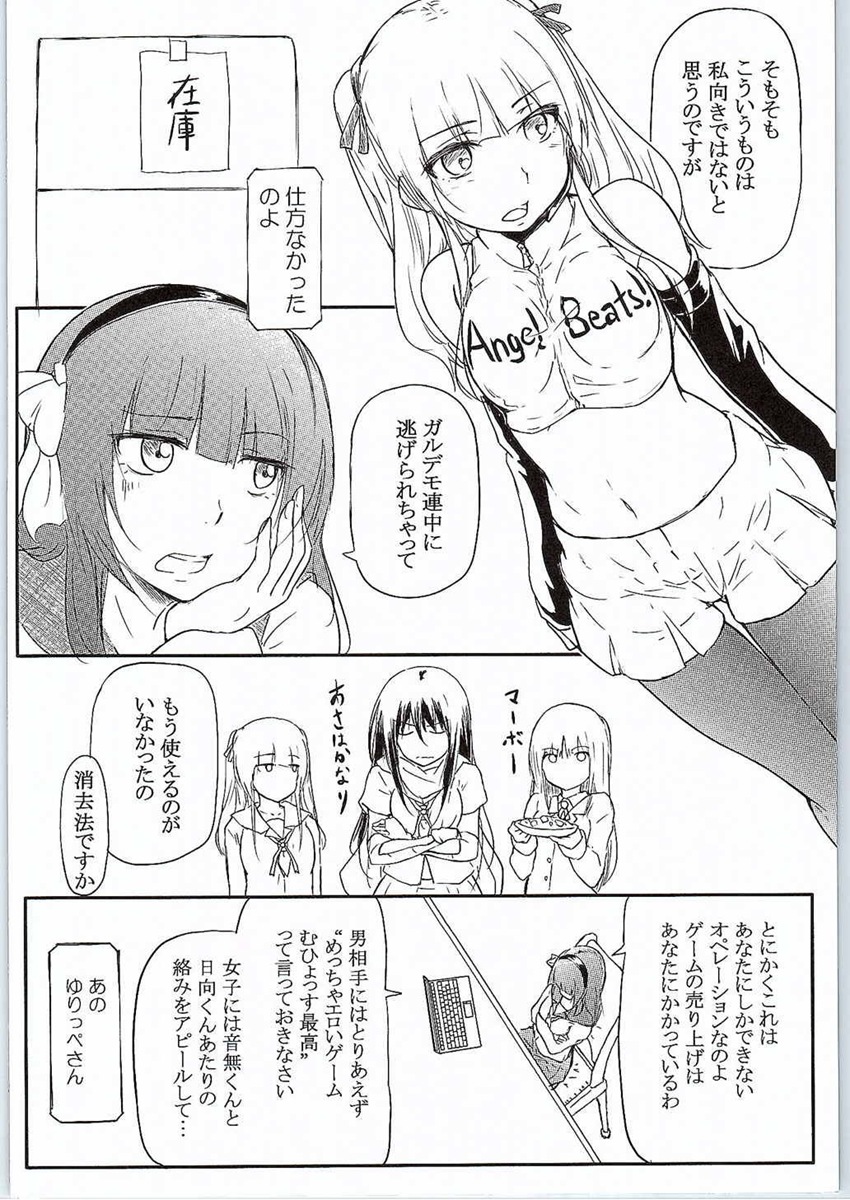 (COMIC1☆9) [がしゃどくろ (だいき)] CG実況生胎験盤 (Angel Beats!)