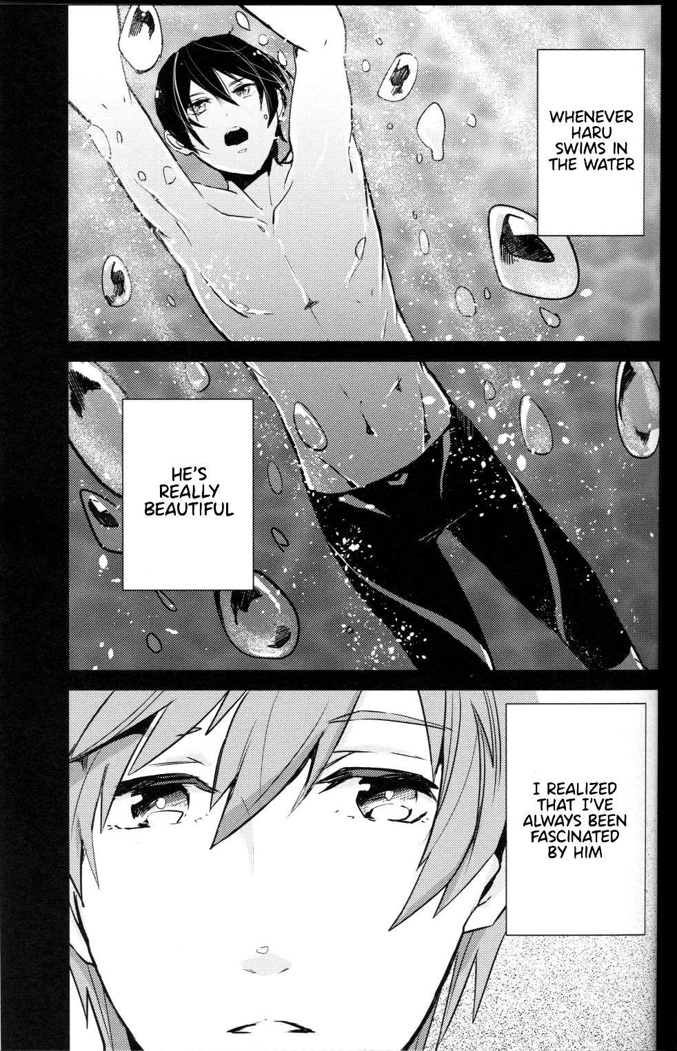 (恋愛自由形!entry2) [古今の風 (raipanda)] Under Water Speaker (Free!) [英訳]