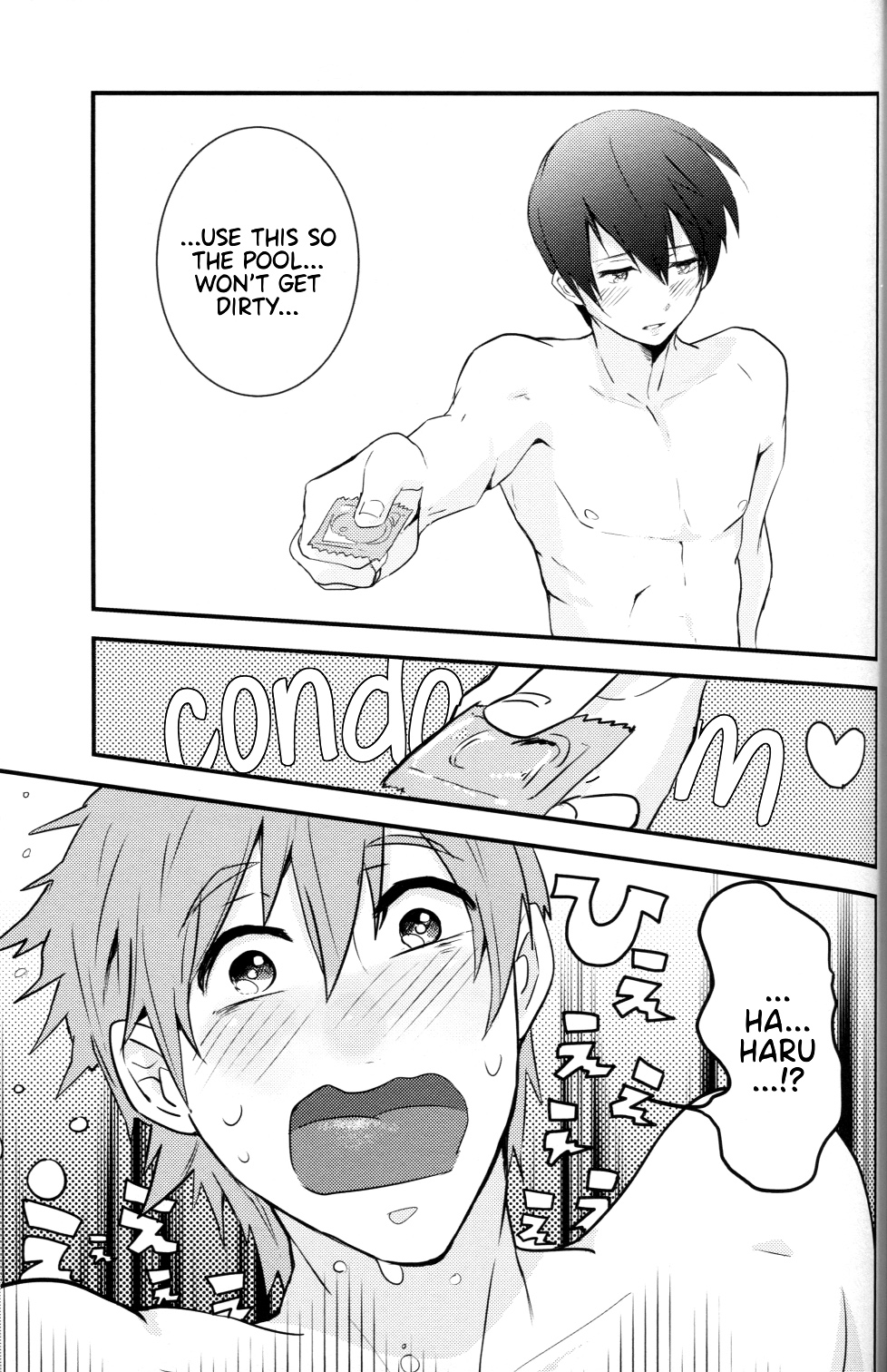 (恋愛自由形!entry2) [古今の風 (raipanda)] Under Water Speaker (Free!) [英訳]
