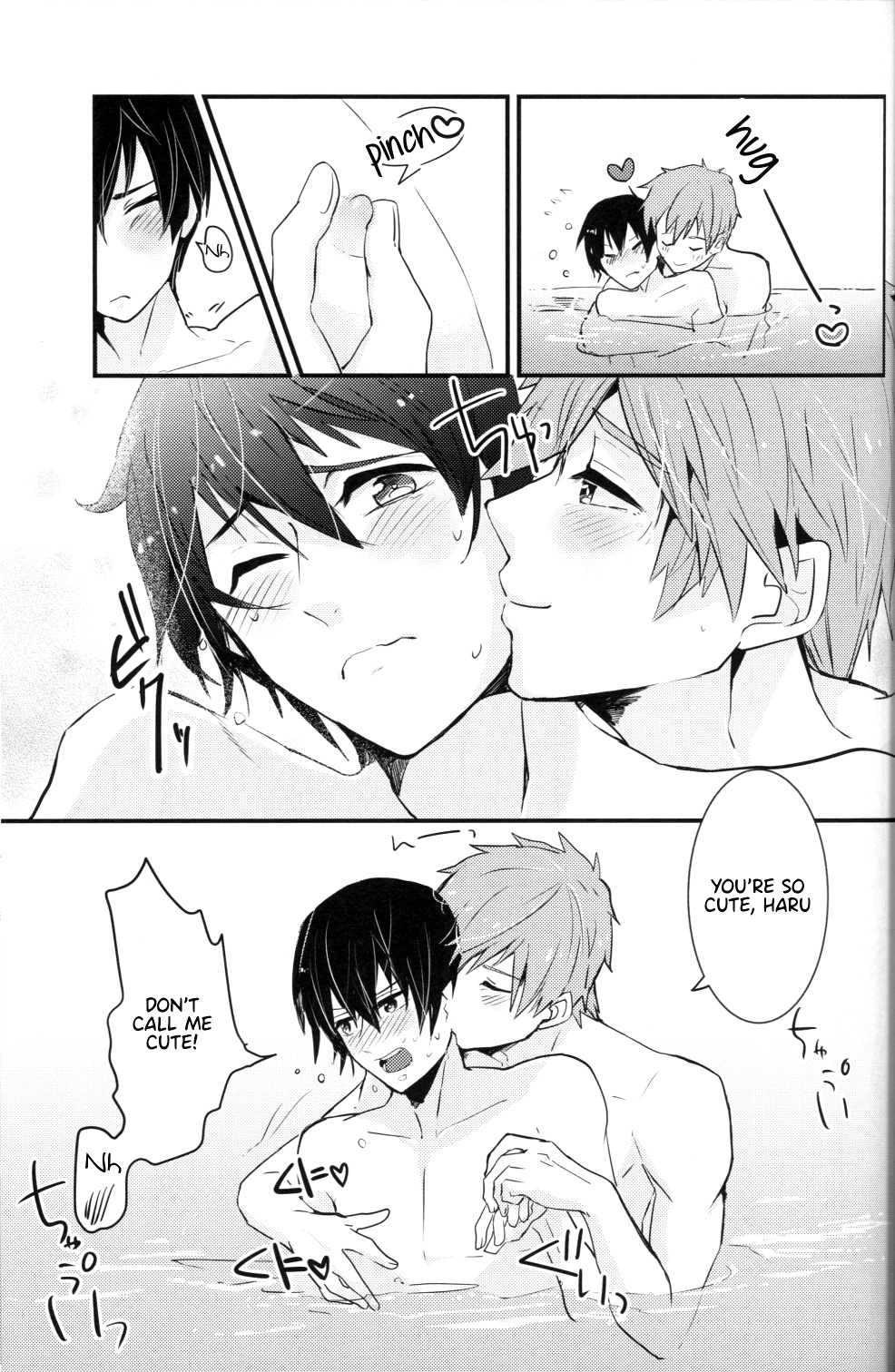 (恋愛自由形!entry2) [古今の風 (raipanda)] Under Water Speaker (Free!) [英訳]