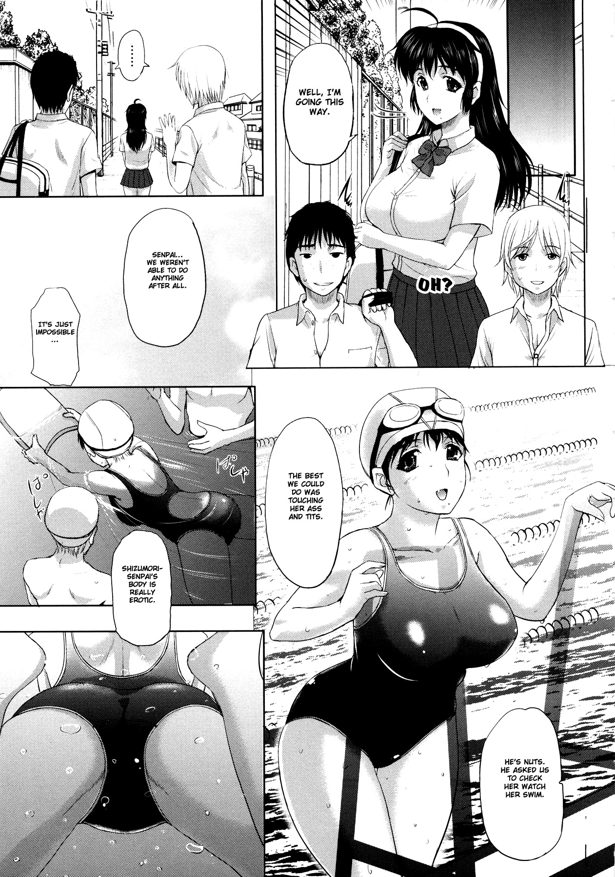 [草津てるにょ] その時、彼女は… 第1-3話 [英訳]