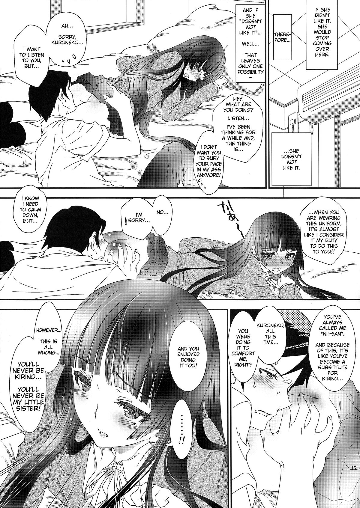 (C79) [少女月蝕 (嶋尾和)] クロネコイズム (俺の妹がこんなに可愛いわけがない) [英訳]