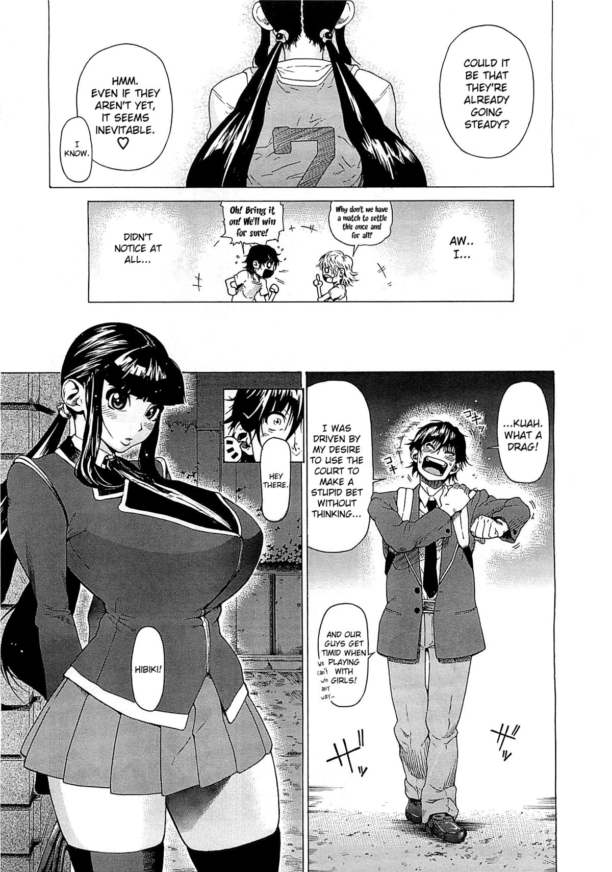 [梵典] 逆転スリー♡ (コミックメガストア 2012年4月号) [英訳]