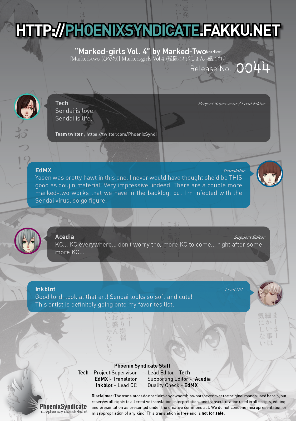 [Marked-two (スガヒデオ)] Marked-girls Vol.4 (艦隊これくしょん -艦これ-) [英訳] [DL版]
