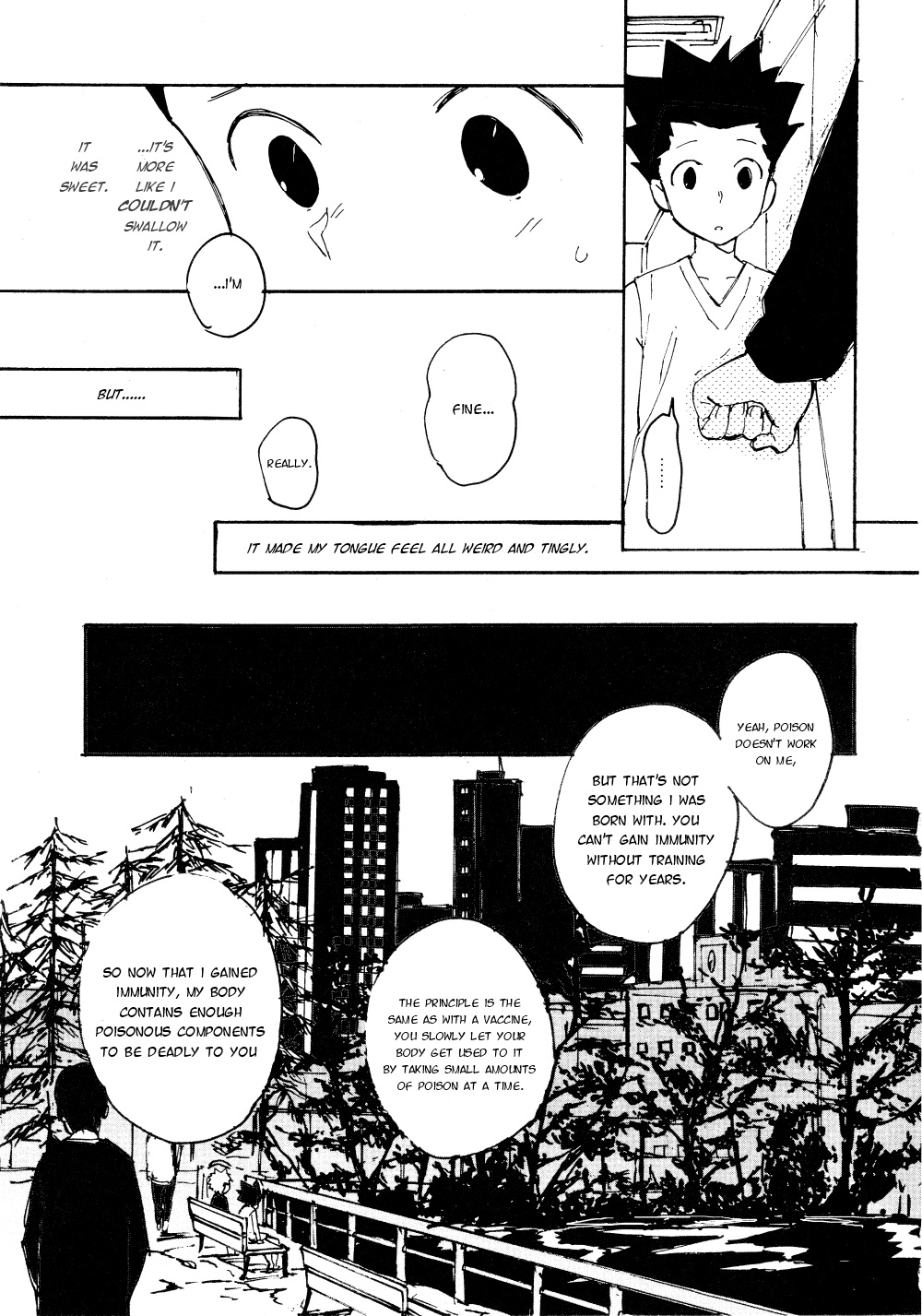 [わたがしメーカー (とみこ)] 食べてはいけない (ハンター×ハンター) [英訳]