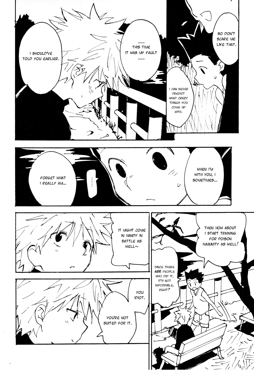[わたがしメーカー (とみこ)] 食べてはいけない (ハンター×ハンター) [英訳]