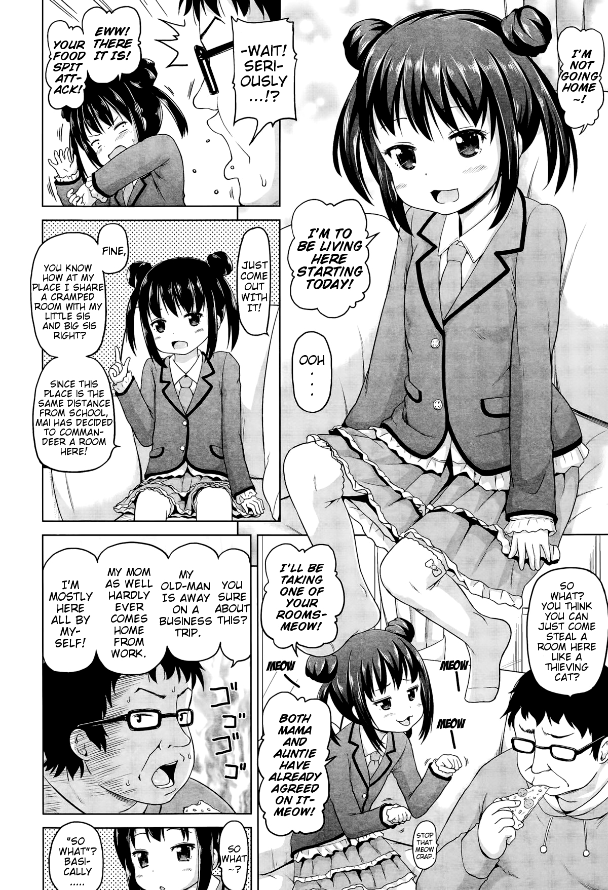 [姫野蜜柑] 寝てるＪＳのイトコを犯してみた (COMIC LO 2015年4月号) [英訳]