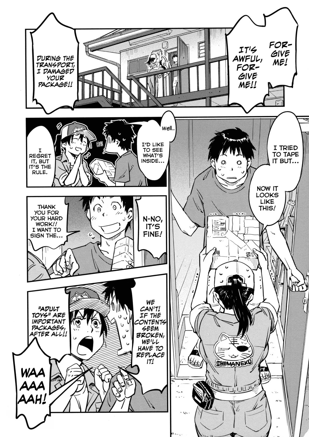 [こんちき] おとどけ ♥ 快楽便 (おいでませにゃんにゃん) [英訳] [無修正]
