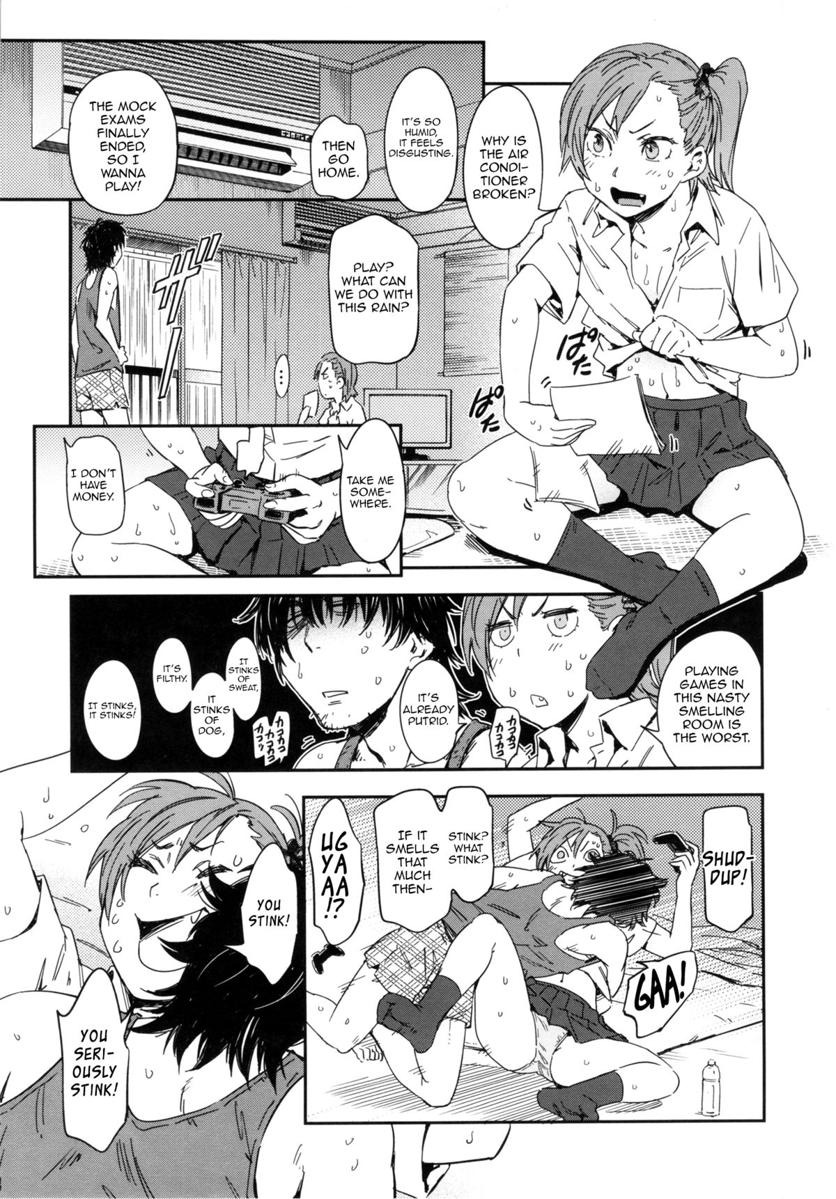 【こんちき】いちゃにちゃひより|いちゃつく天気（ワタシエッチですよ？）[英語] [ノラネコ]