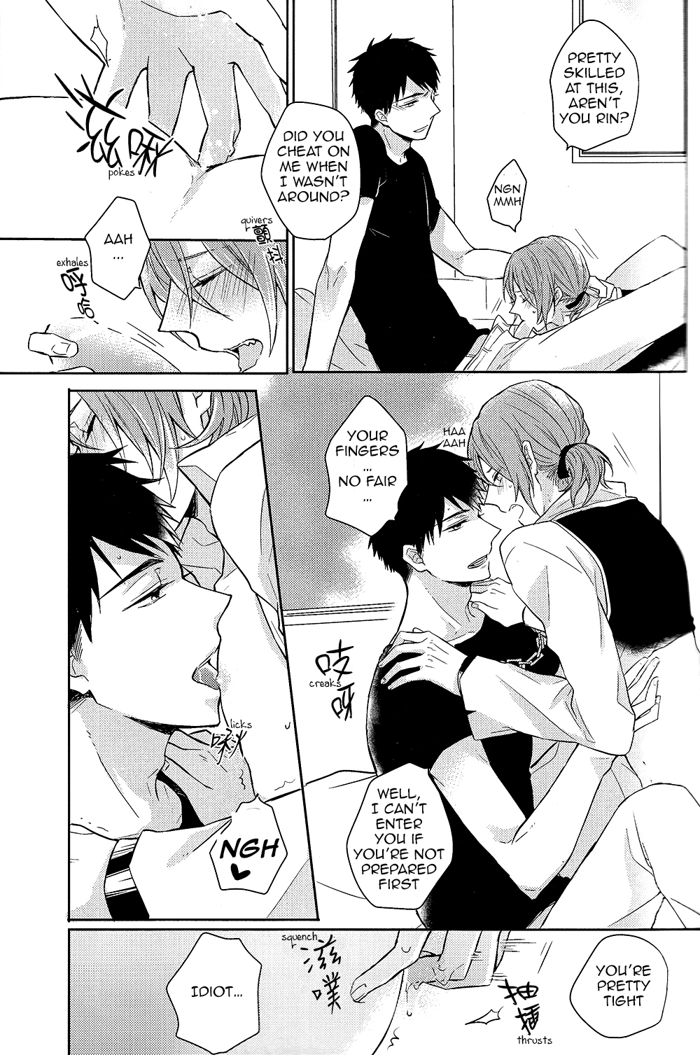 (SPARK9) [L-CAT. 、お冷ください! (ナリコ、てば)] ×pirates! (Free!) [英訳]