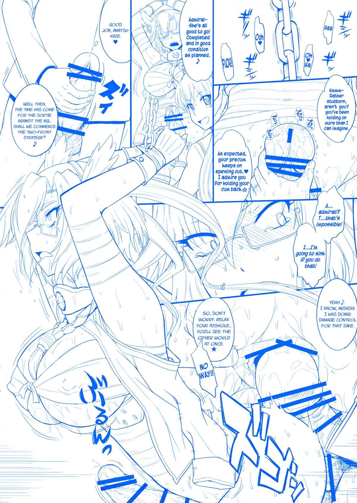 (C86) [むうんるうらあ (月野定規)] フタナリ武蔵・改 (艦隊これくしょん -艦これ-) [英訳]