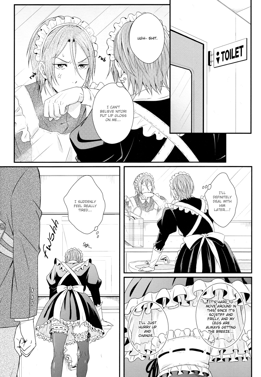 (HARUCC19) [zatta (トモセ)] Maid-Rin (Free!) [英訳]