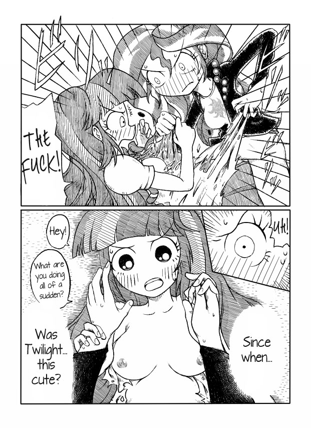 [ざt] トワイとシマーのエロ漫画 (マイリトルポニー～トモダチは魔法～) [英訳]