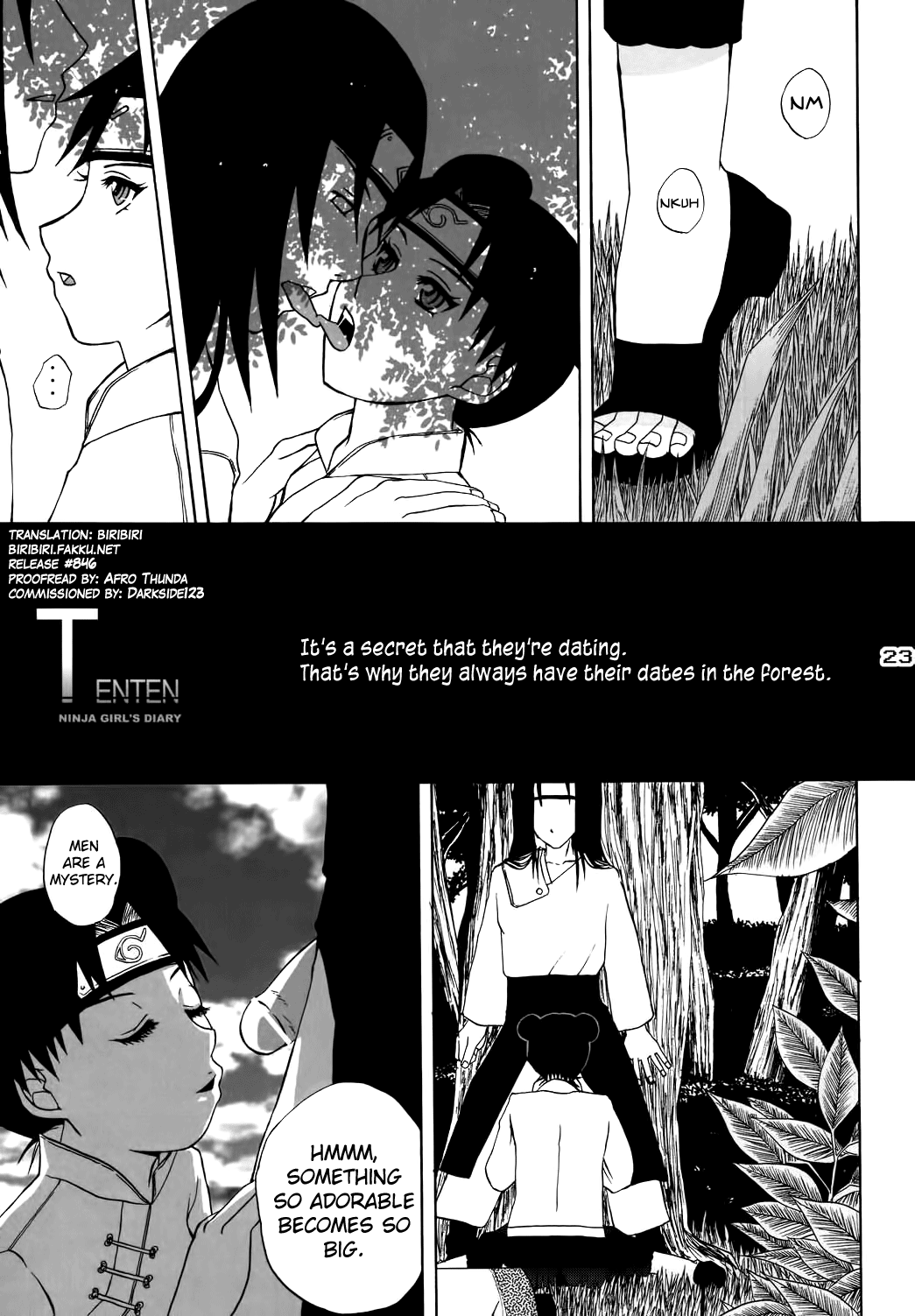 (C68) [Harem (水月ハニー)] Ninja Girl's Diary (NARUTO -ナルト-) [英訳] [ページ欠落]