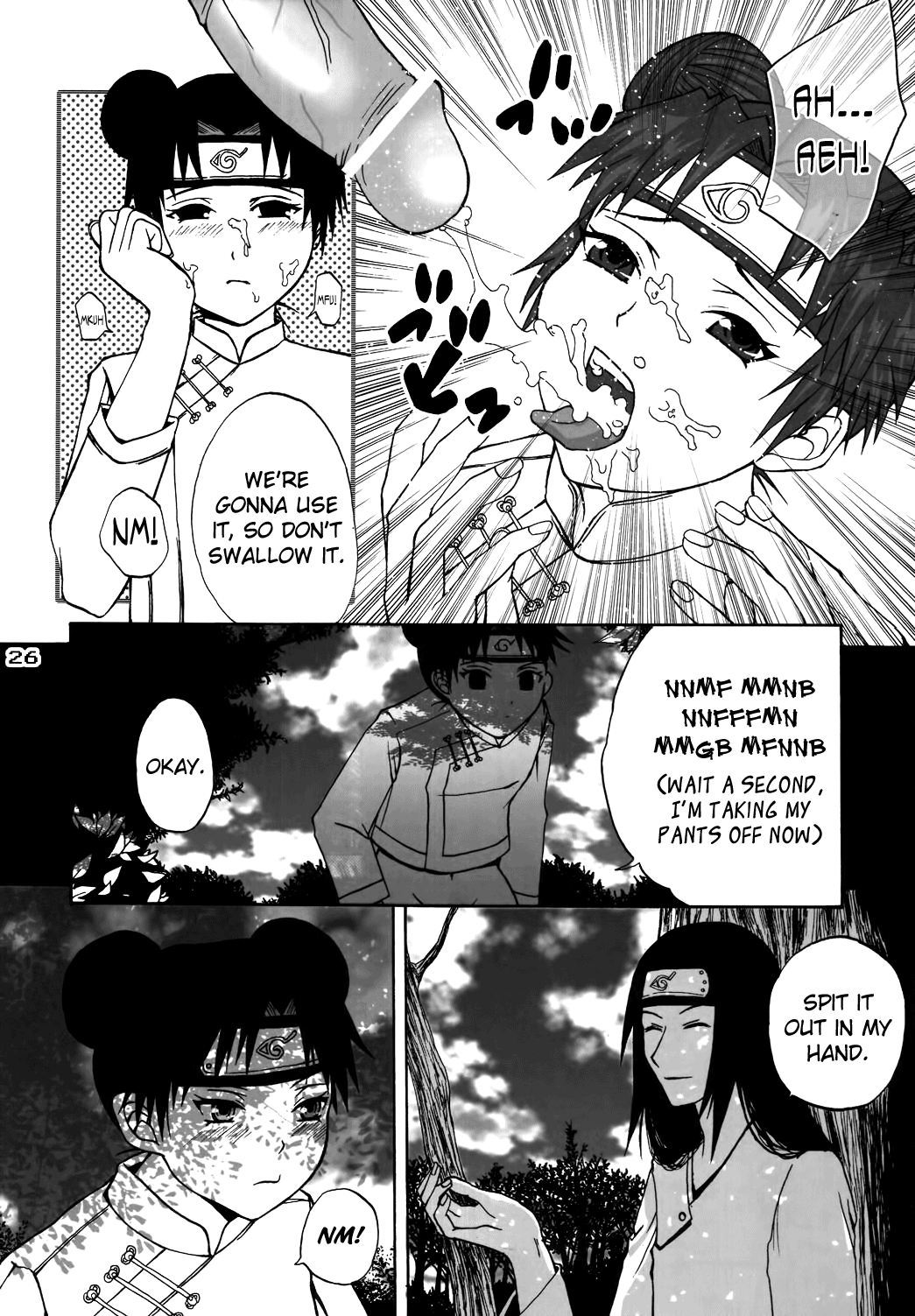 (C68) [Harem (水月ハニー)] Ninja Girl's Diary (NARUTO -ナルト-) [英訳] [ページ欠落]
