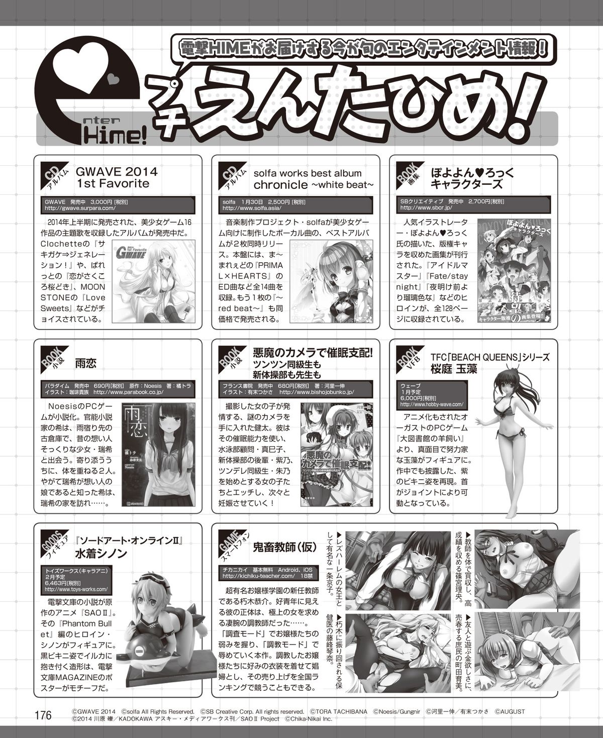 電撃姫 2015年2月号