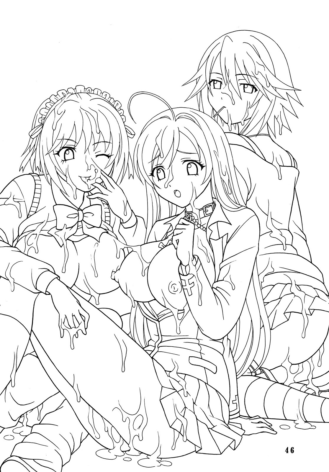(COMIC1☆2) [聖リオ (MyメロD!)] ナカダシとバンパイア4 (ロザリオとバンパイア) [英訳]