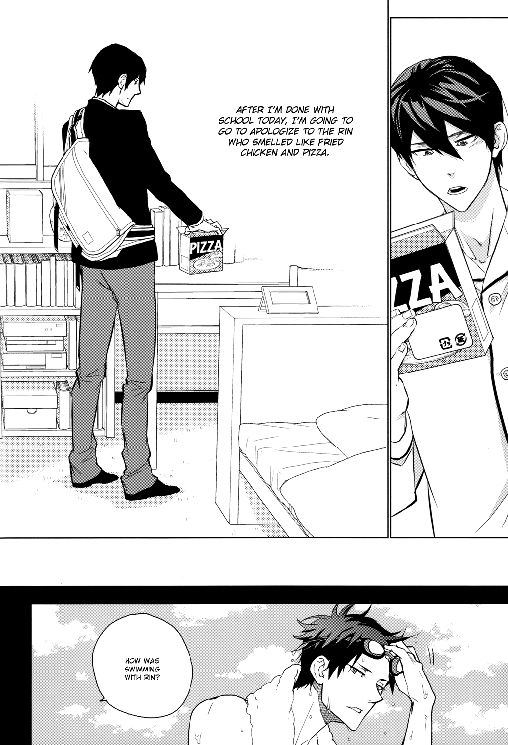 (SUPER23) [KARHU (へむ)] あまいゆめ (Free!) [英訳]