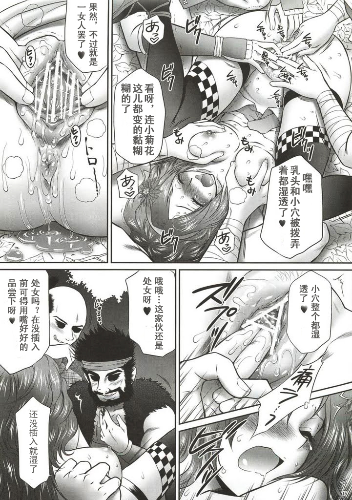 (COMIC1☆4) [U.R.C (桃屋しょう猫)] 甲斐姫無惨 (戦国無双) (Chinese)