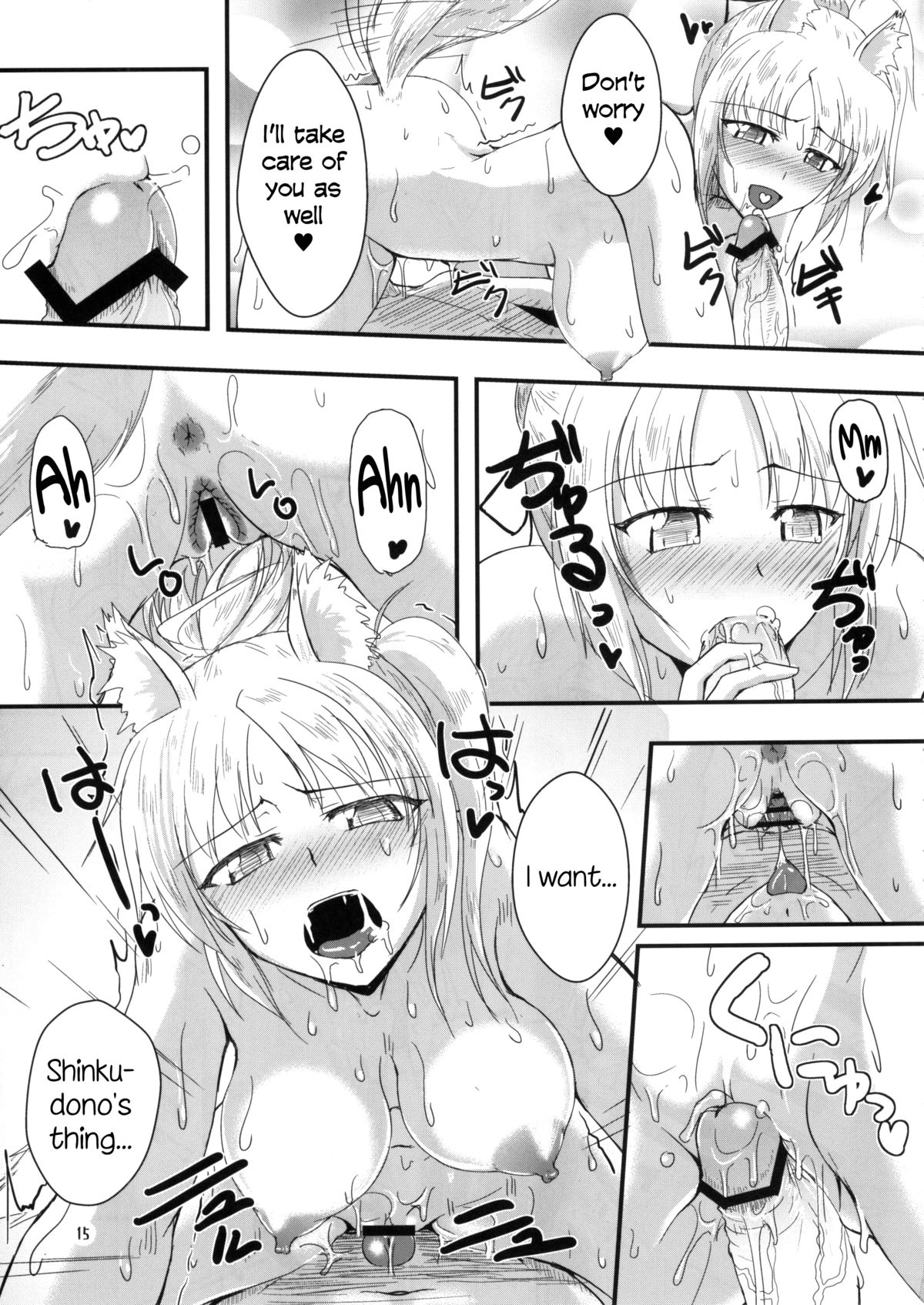 (サンクリ57) [布の家 (むーんらいと)] ゆきかぜびより。 (DOG DAYS) [英訳]