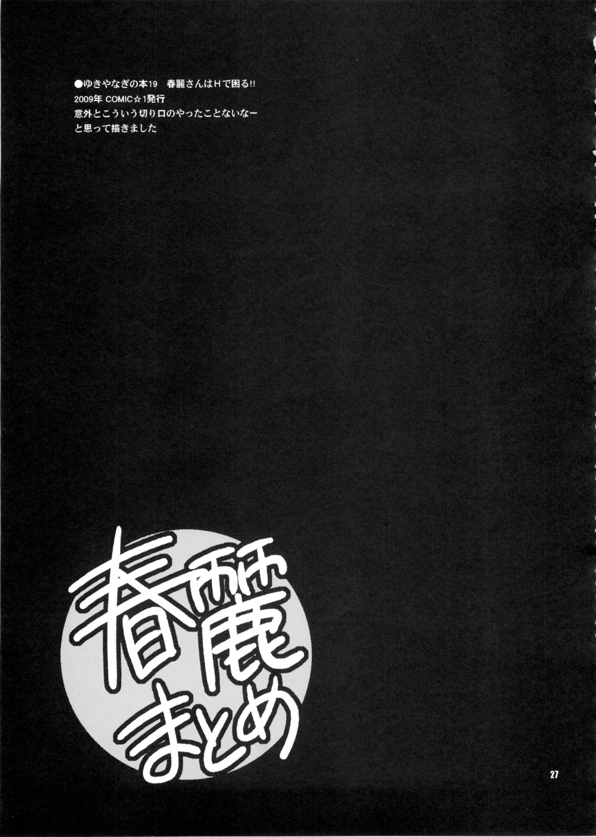 (C81) [シャルロット・ココ (ゆきやなぎ)] ゆきやなぎの本28 春麗まとめ (ストリートファイター)