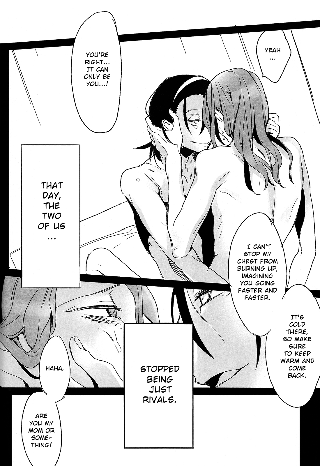 (全開ケイデンス) [恋の断面図 (色糸)] 我がいとしのアレニェ (弱虫ペダル) [英訳]