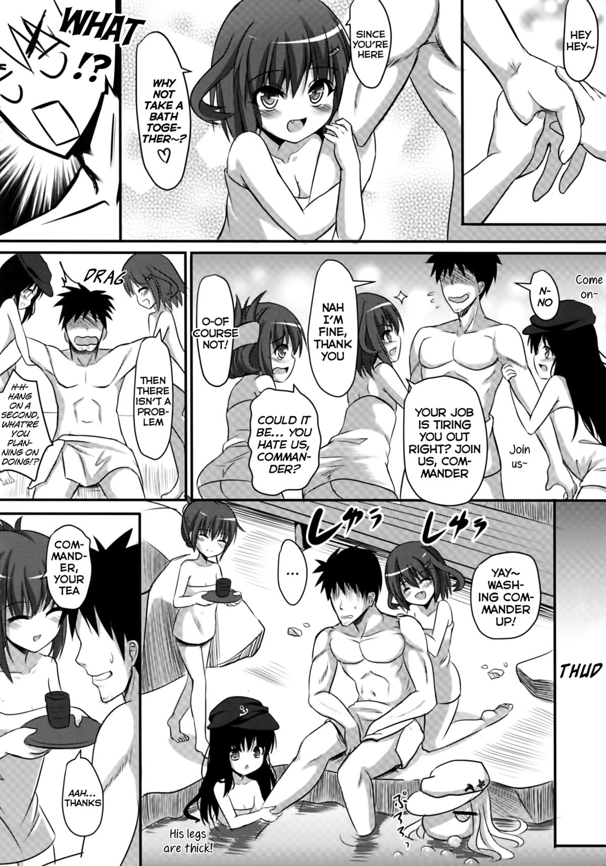 (FF23) [奶昔工坊 (奶昔)] 第六驅逐澡堂 (艦隊これくしょん -艦これ-) [英訳]