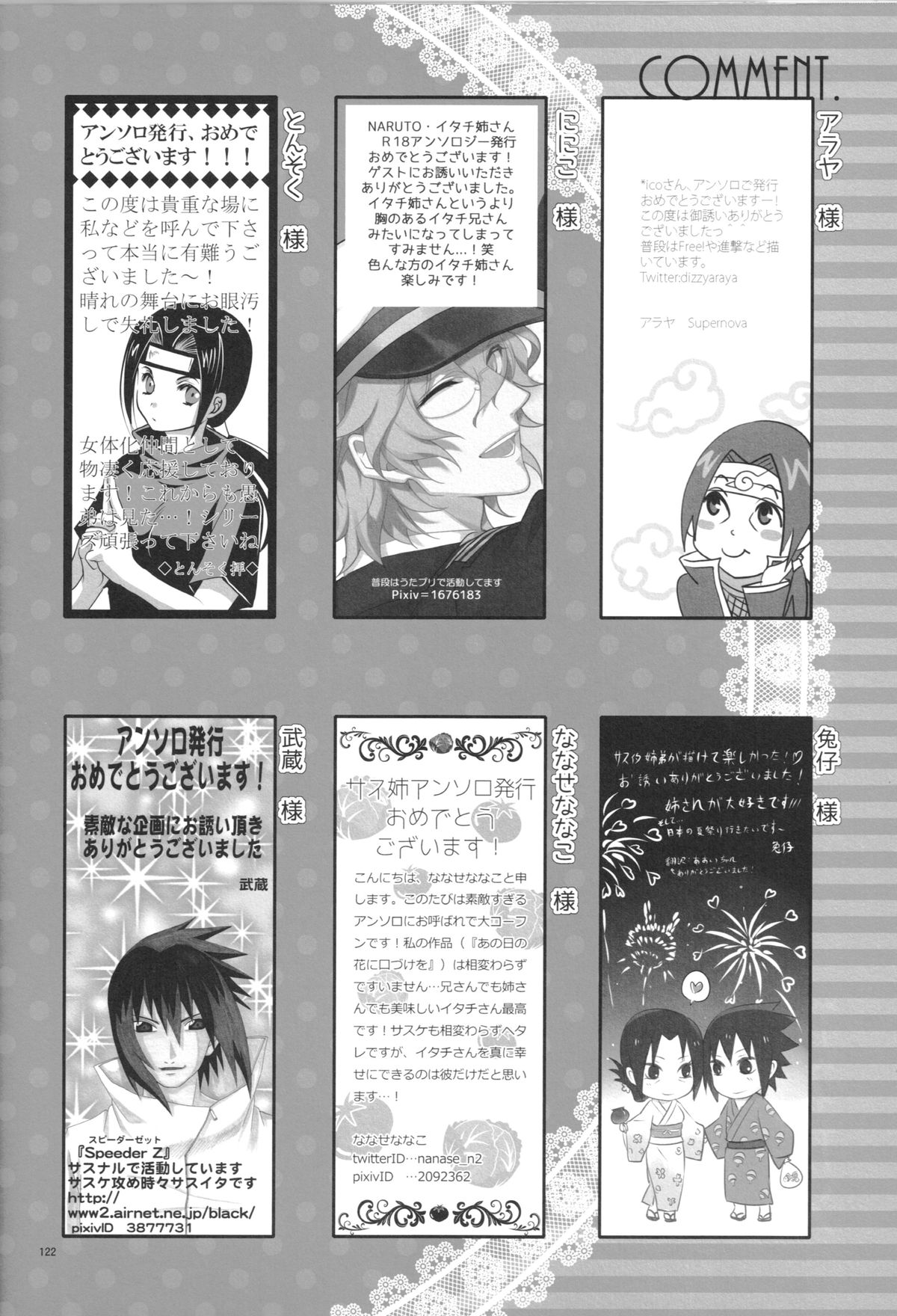 (C86) [ice*ico (よろず)] イタチ女体化成人向けアンソロジー「アネカン」 (ナルト)