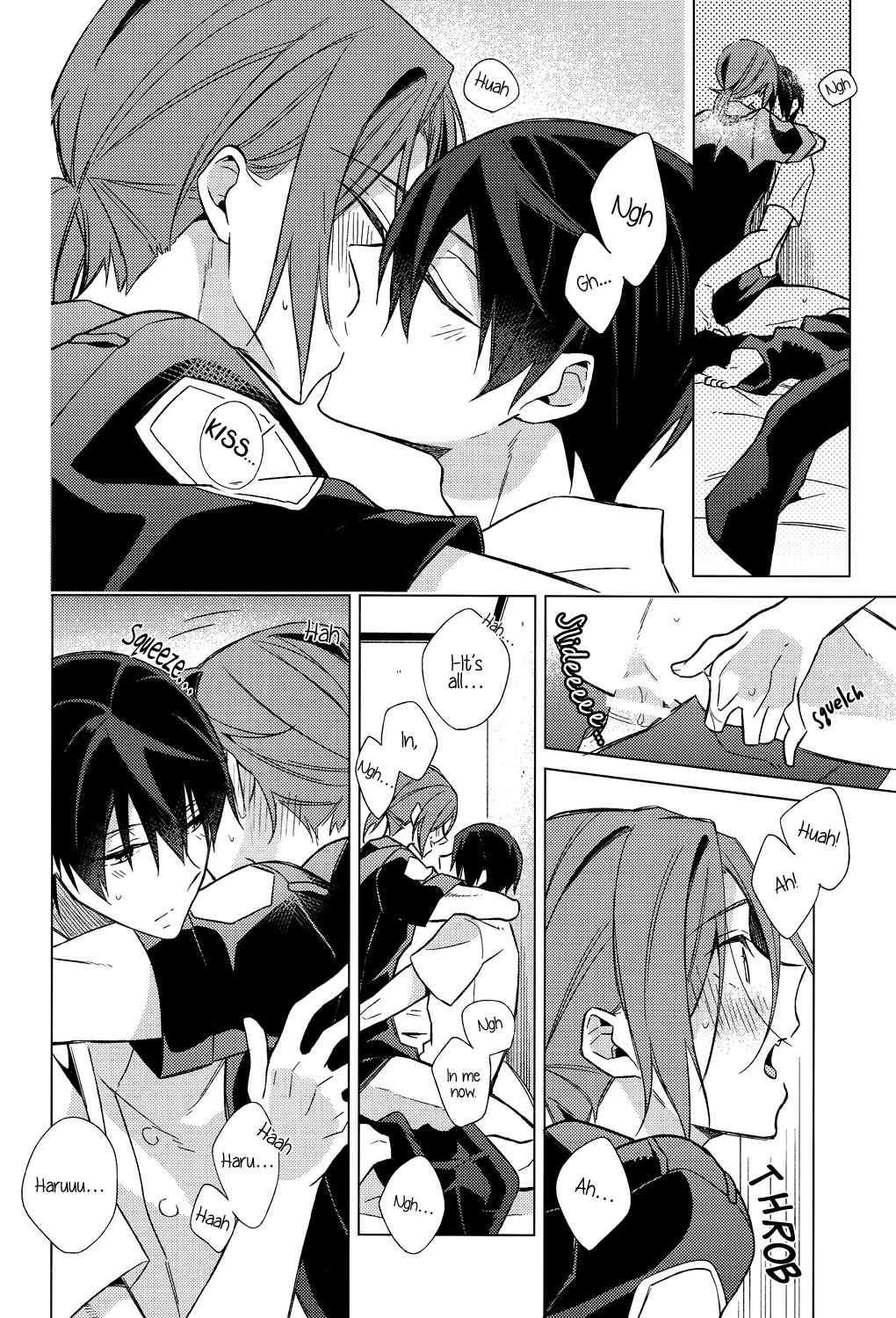 (C86) [クローチェカ (くろか)] Summer Halation Time (Free!) [英訳]